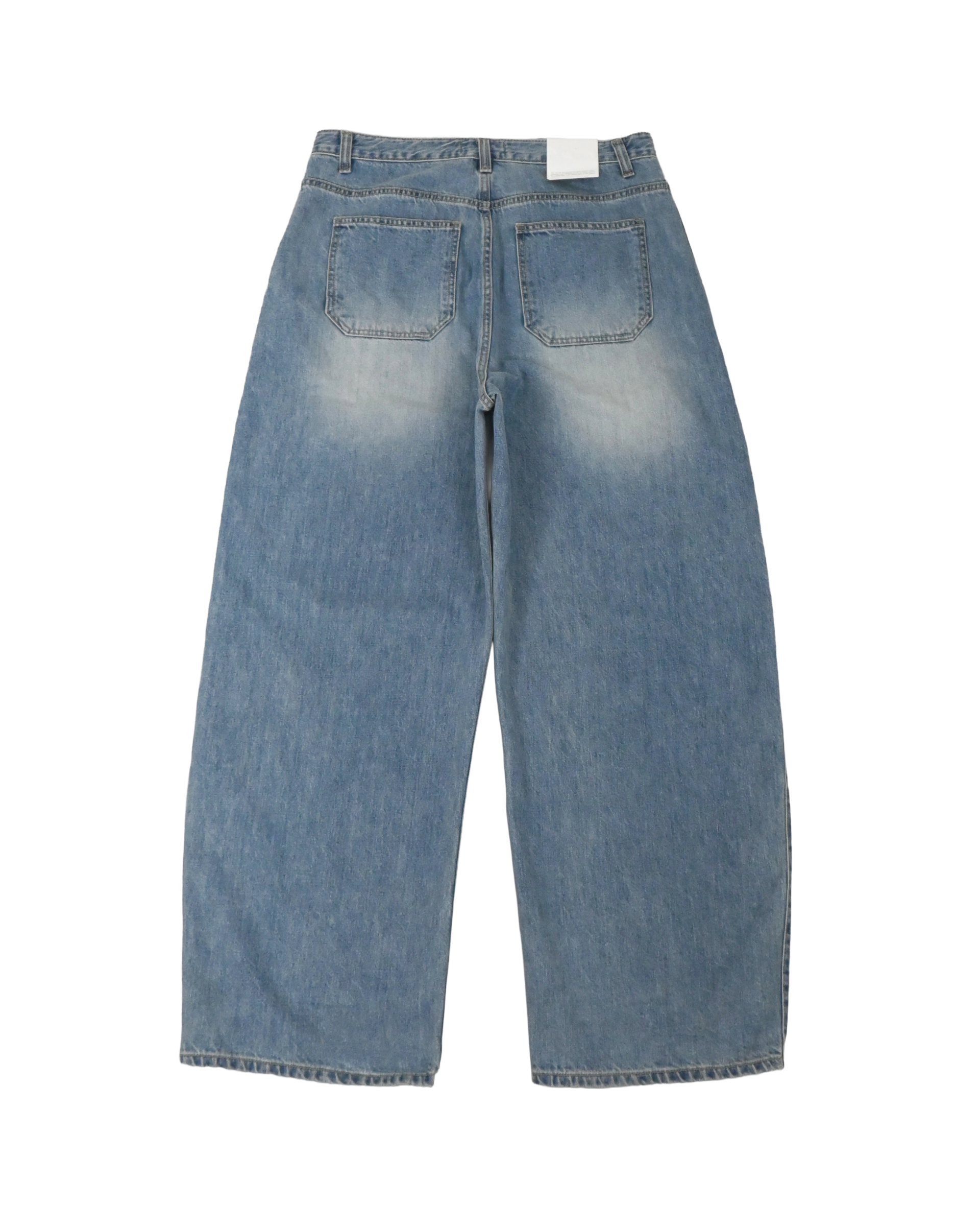snap track denim pants