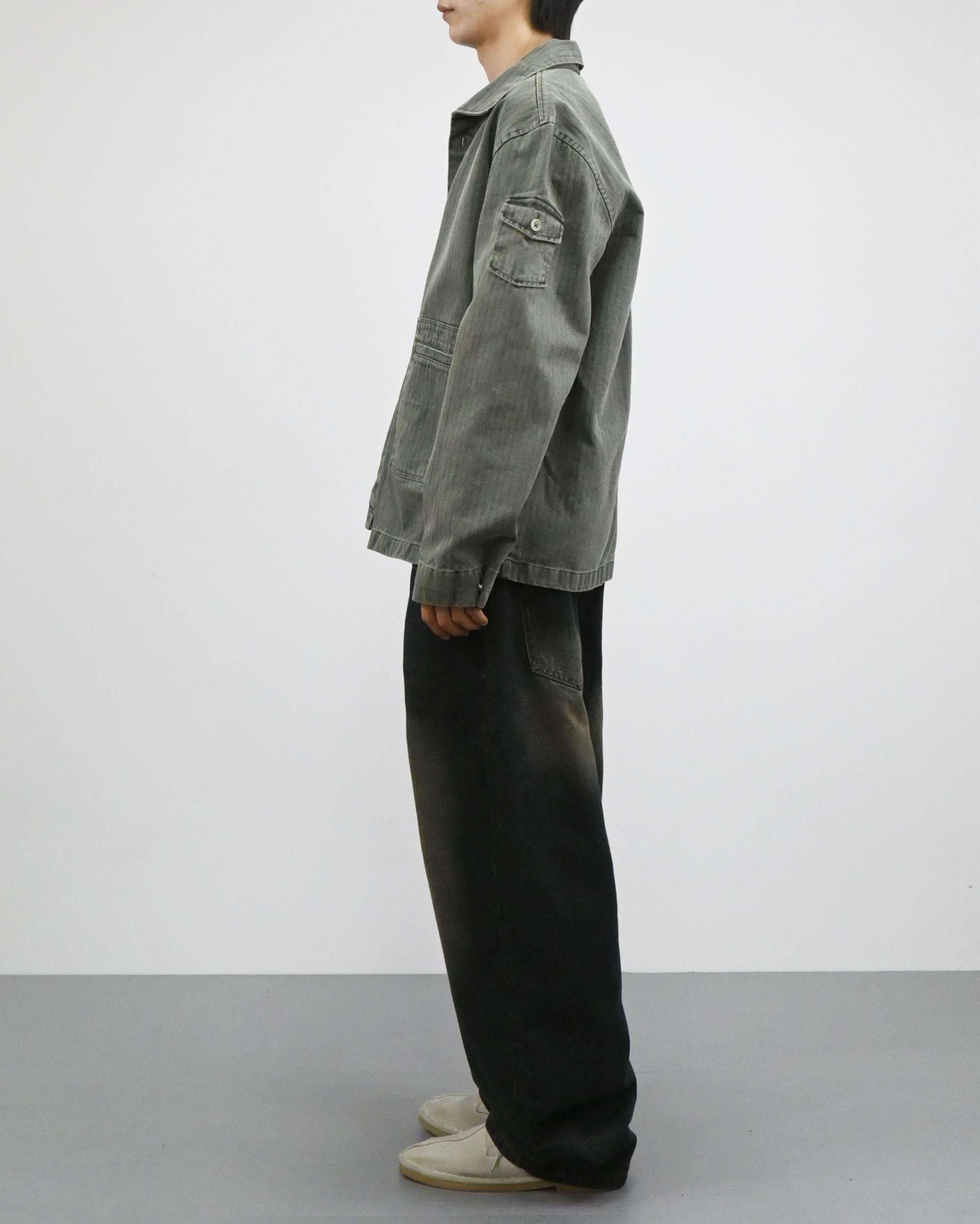 pigment herringbone field jacket