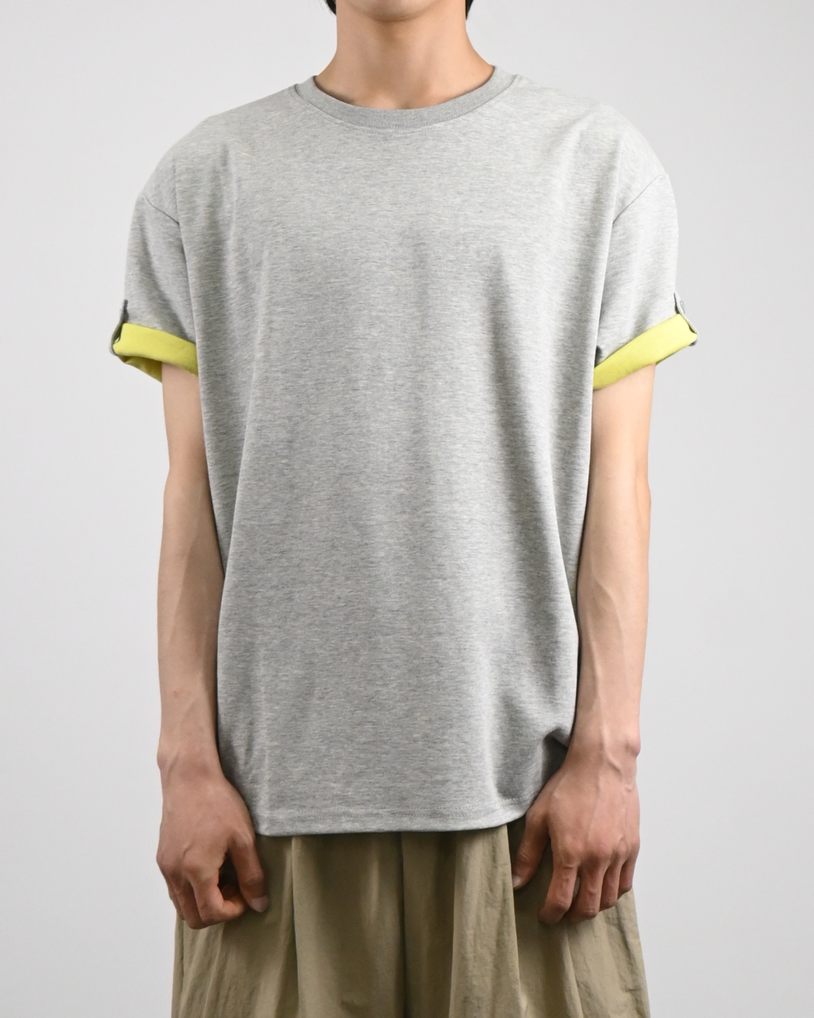 coloring roll-up half t-shirt