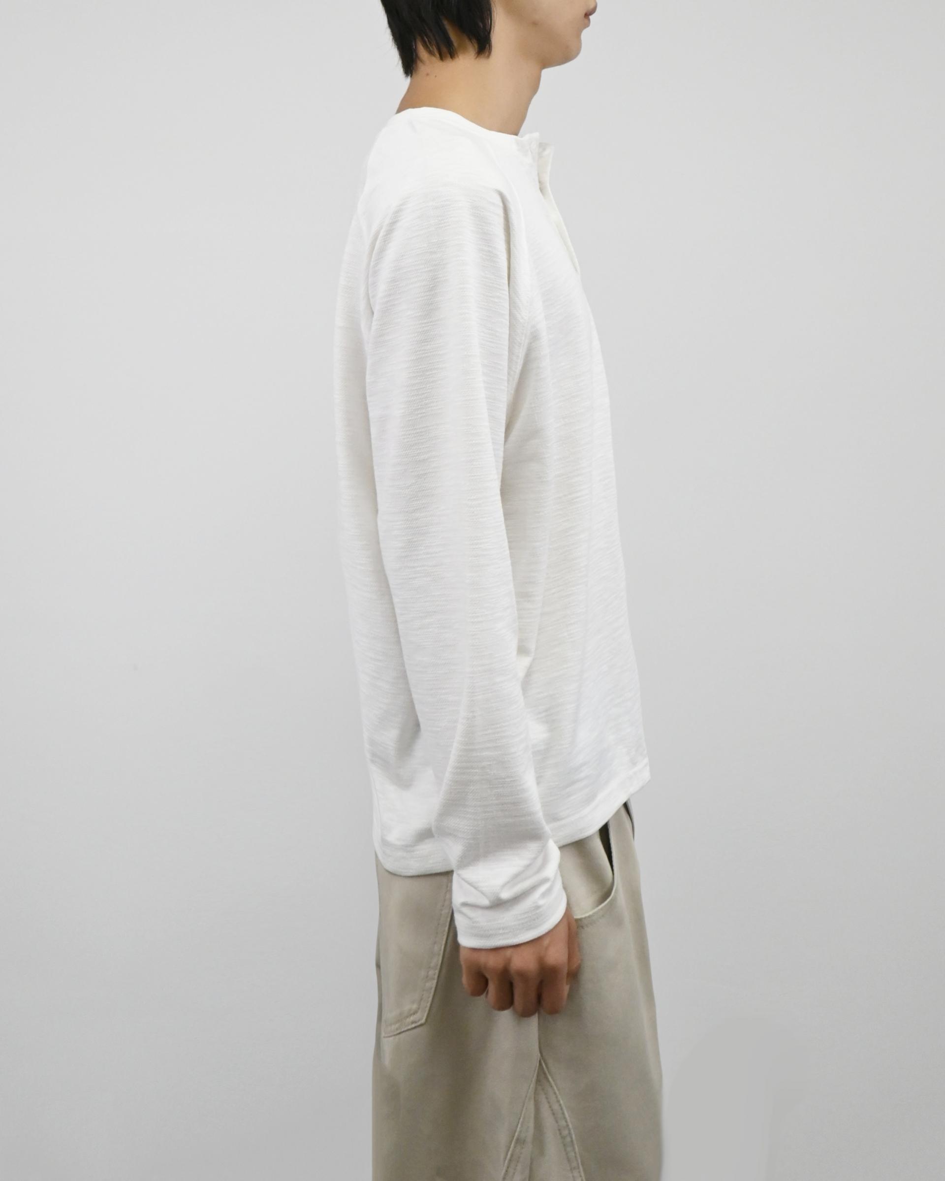 slub raglan henley neck
