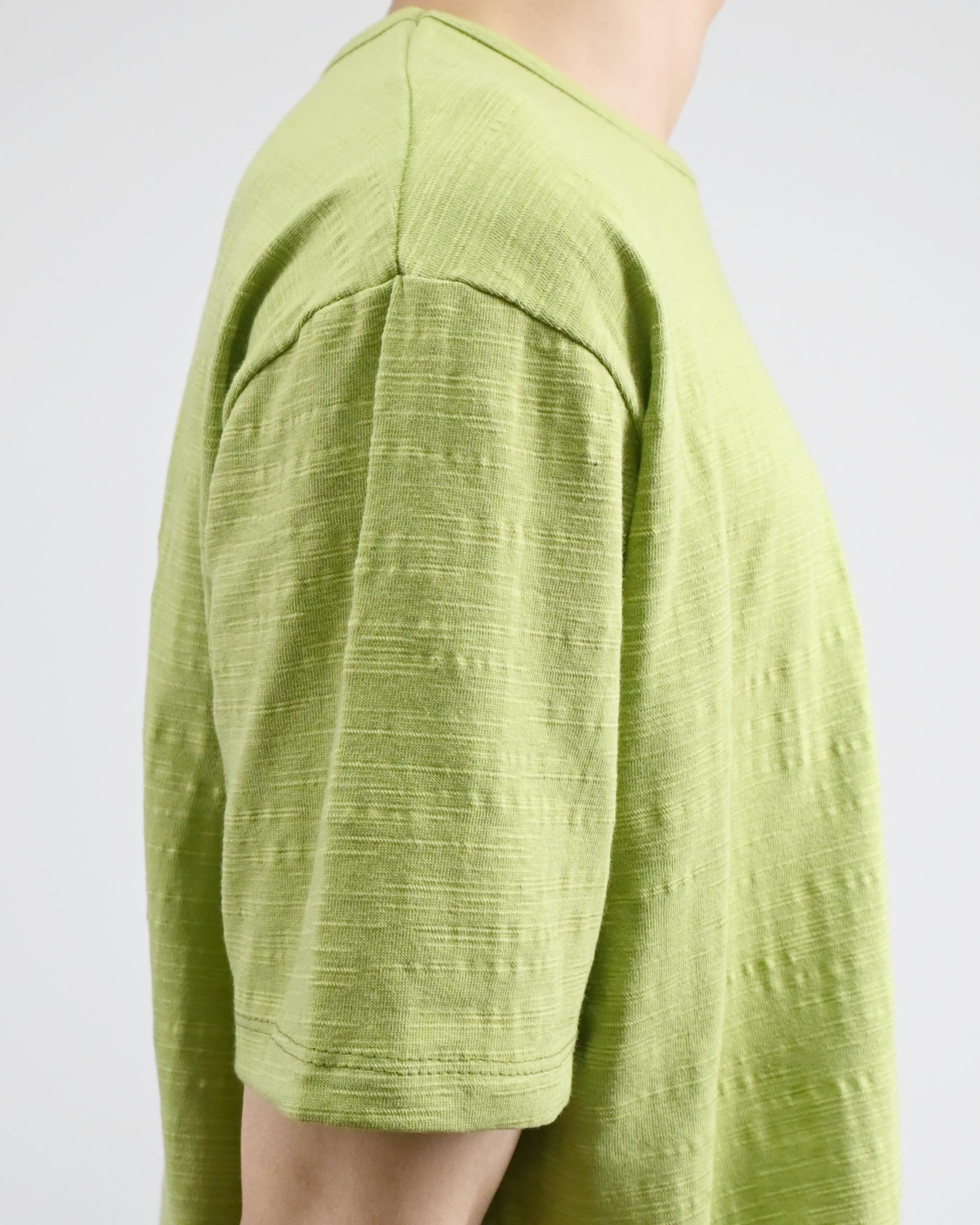 slub vintage half t-shirt