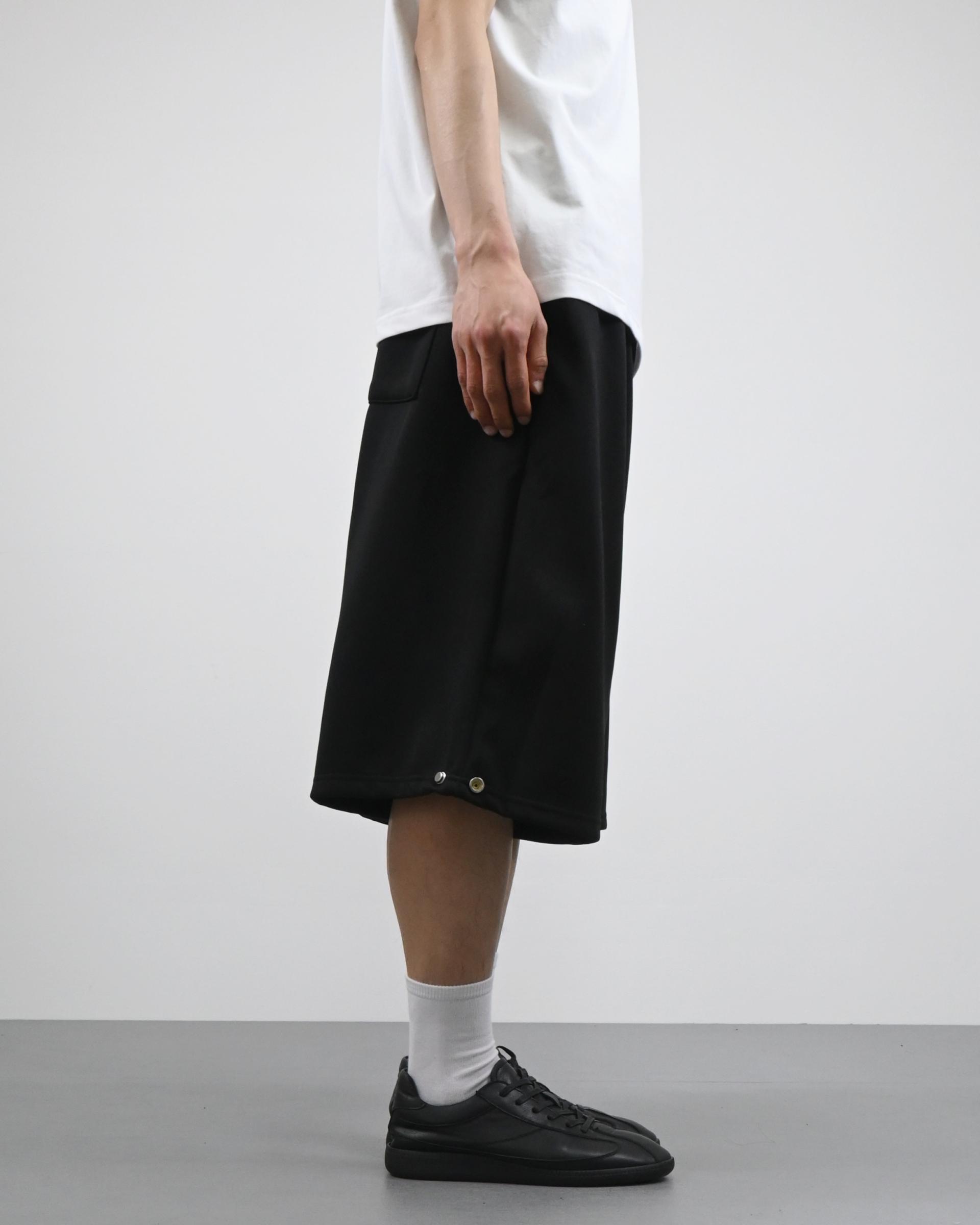 snap bermuda sweatpants