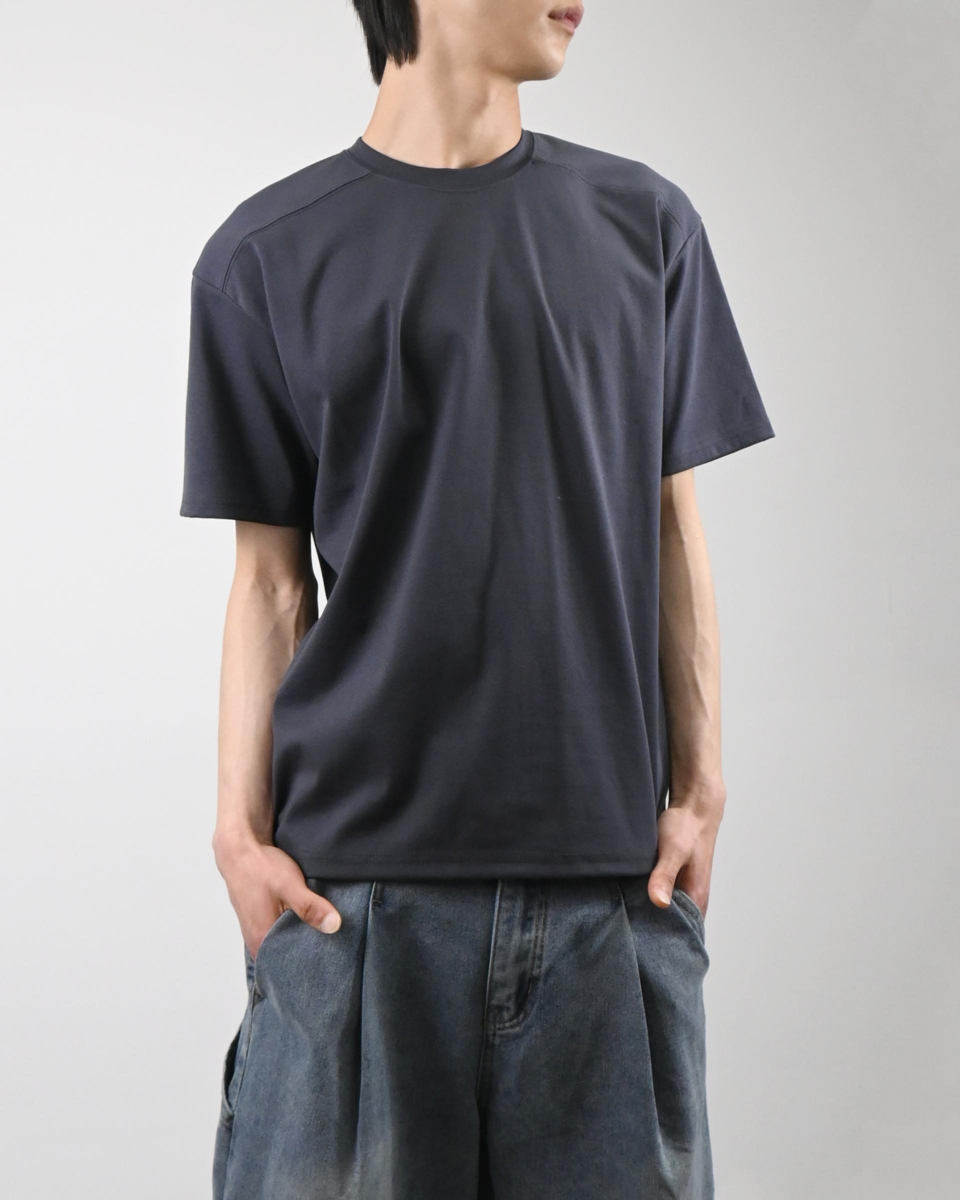 front shoulder line half t-shirt