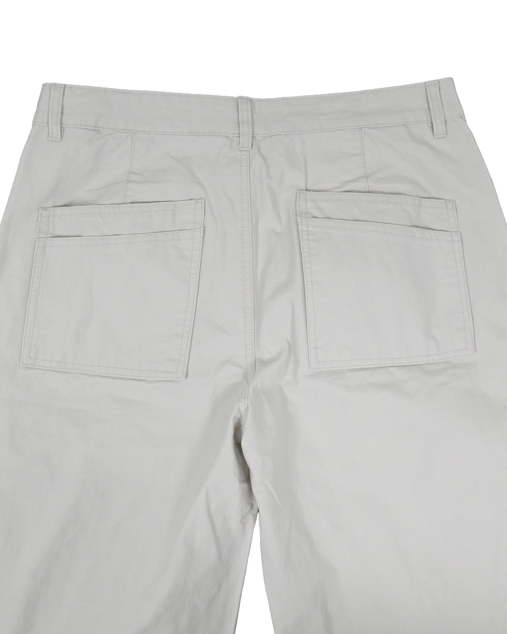 curve dyed strap cotton pants
