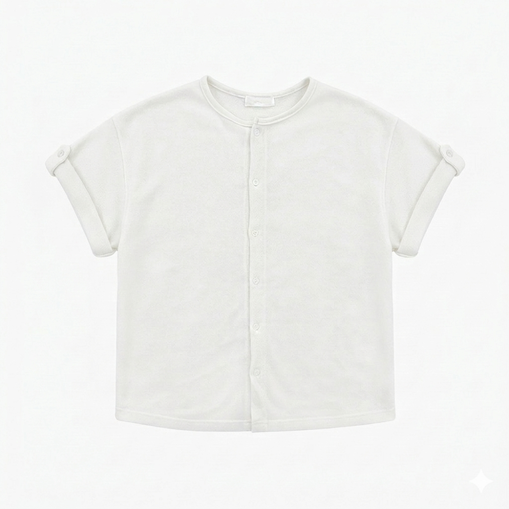 linkle roll-up half cardigan