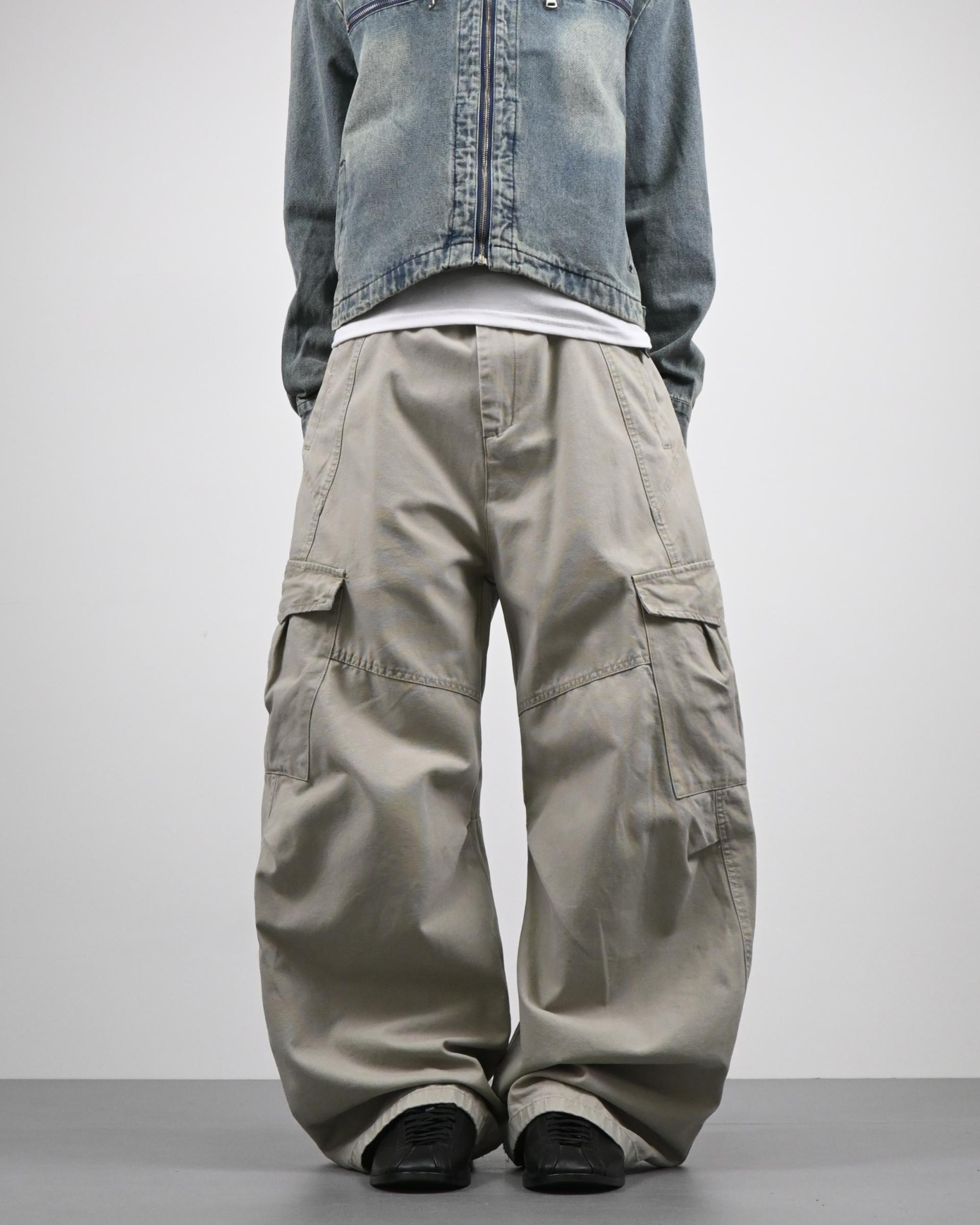 neon invision curved cotton pants
