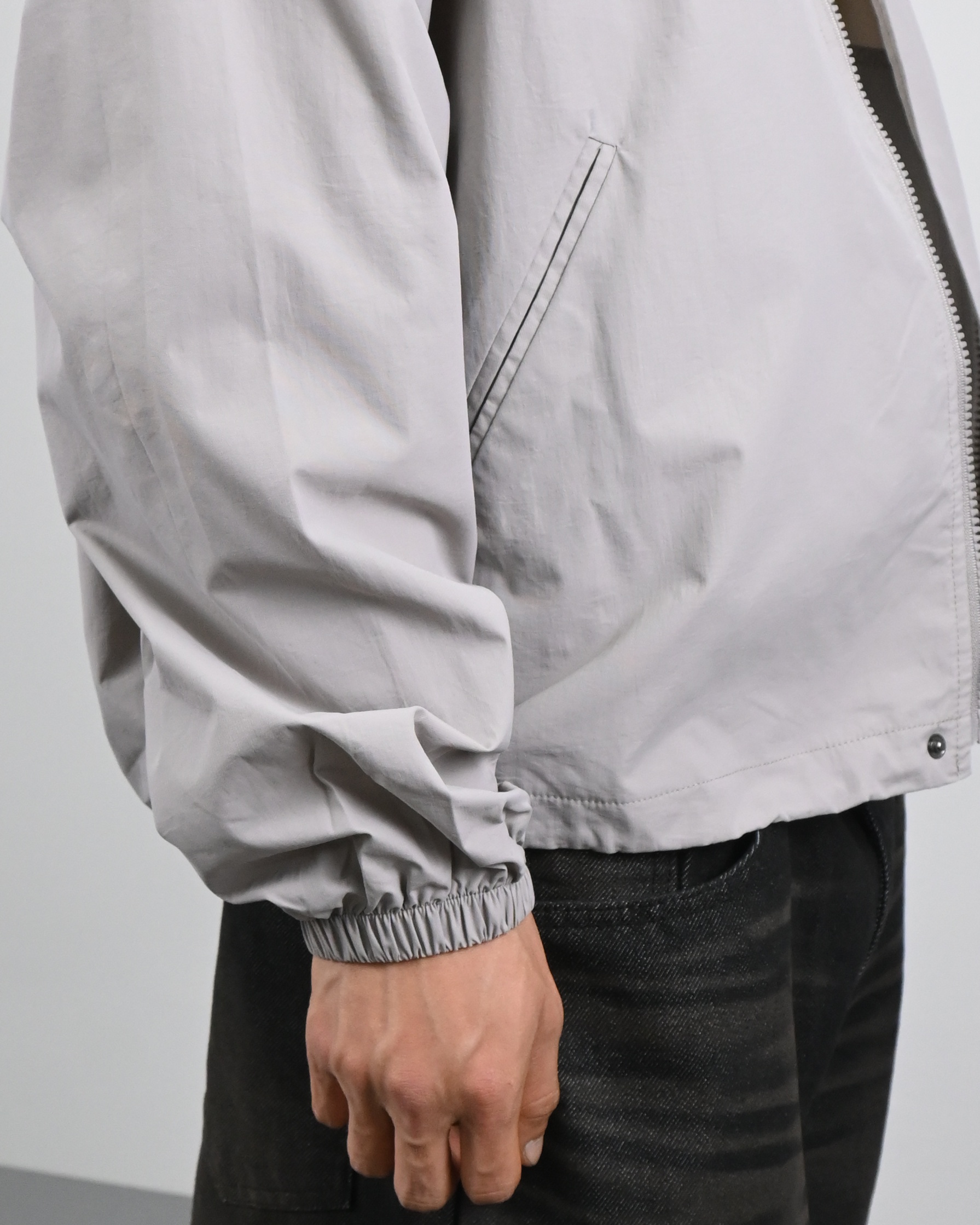 high neck windbreaker
