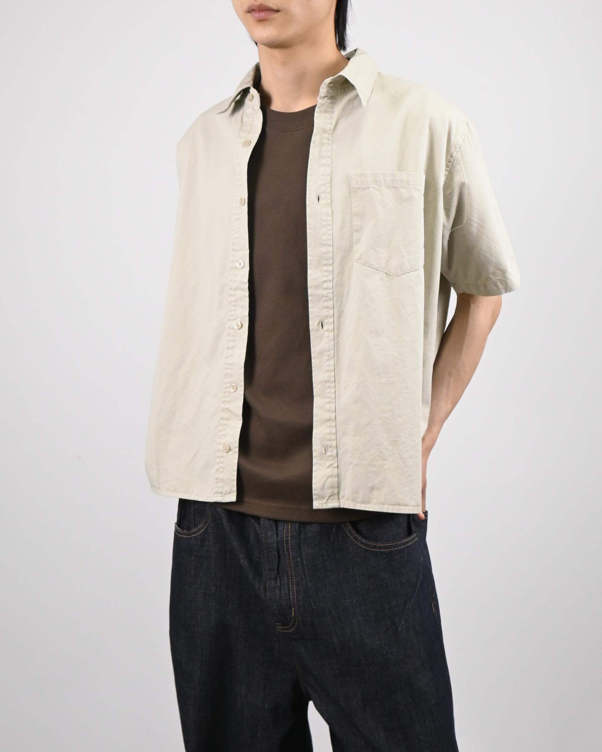 crop ding cotton half shirt