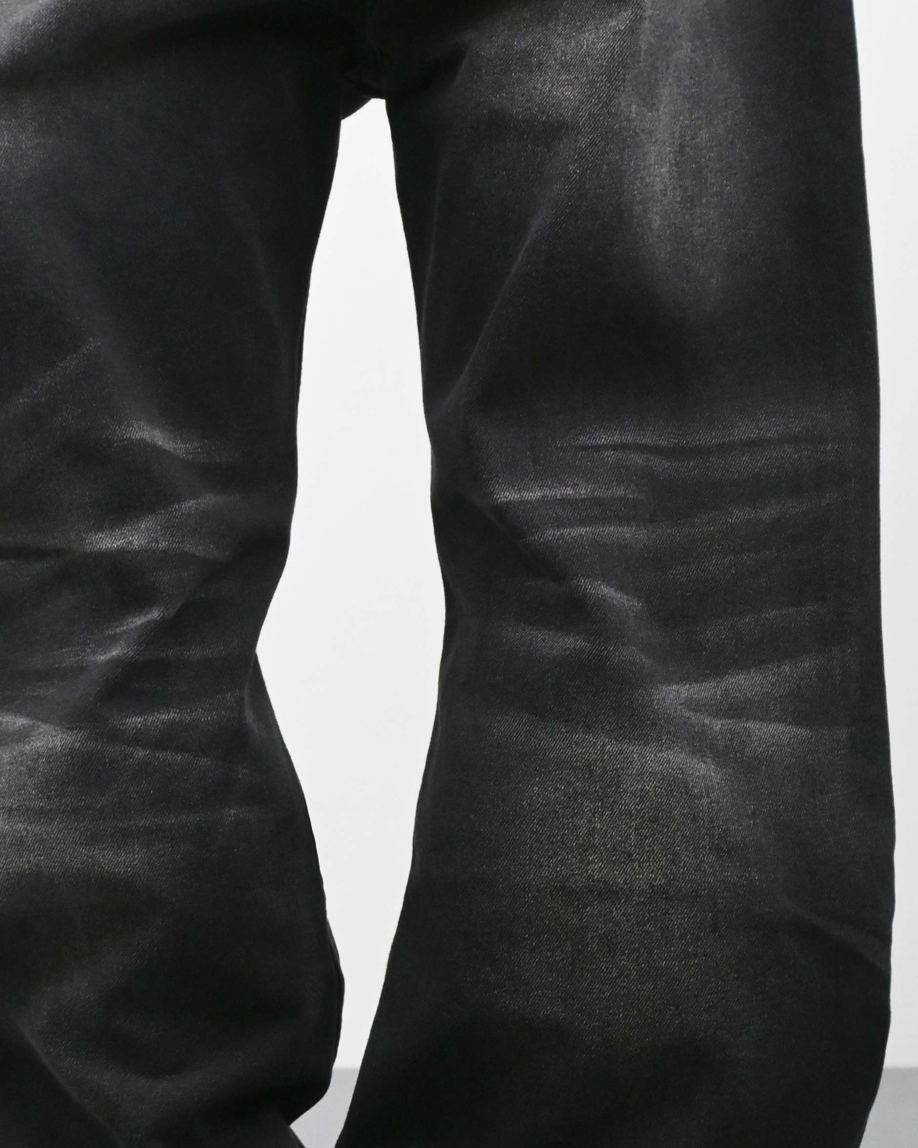 button flare denim pants