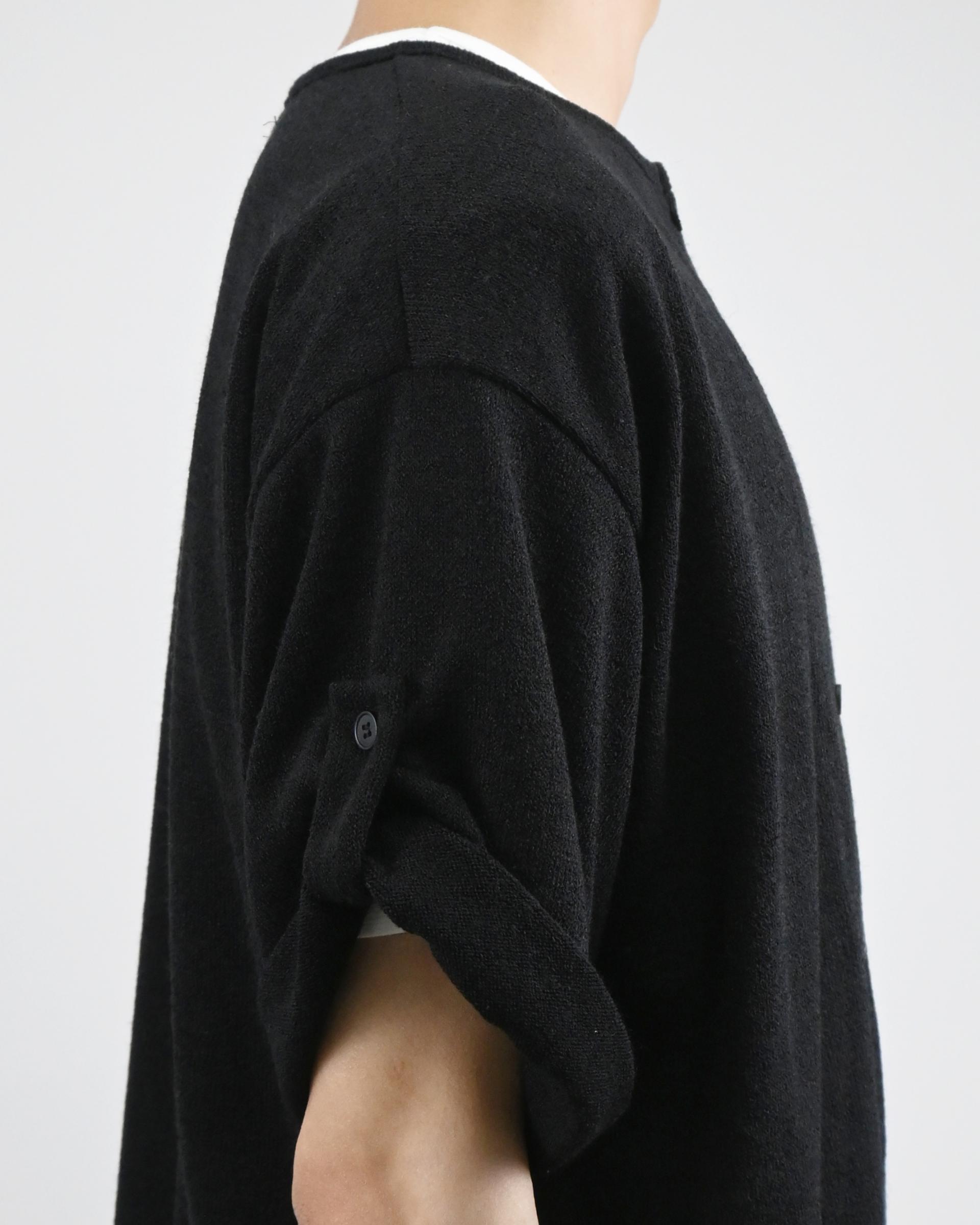 linkle roll-up half cardigan