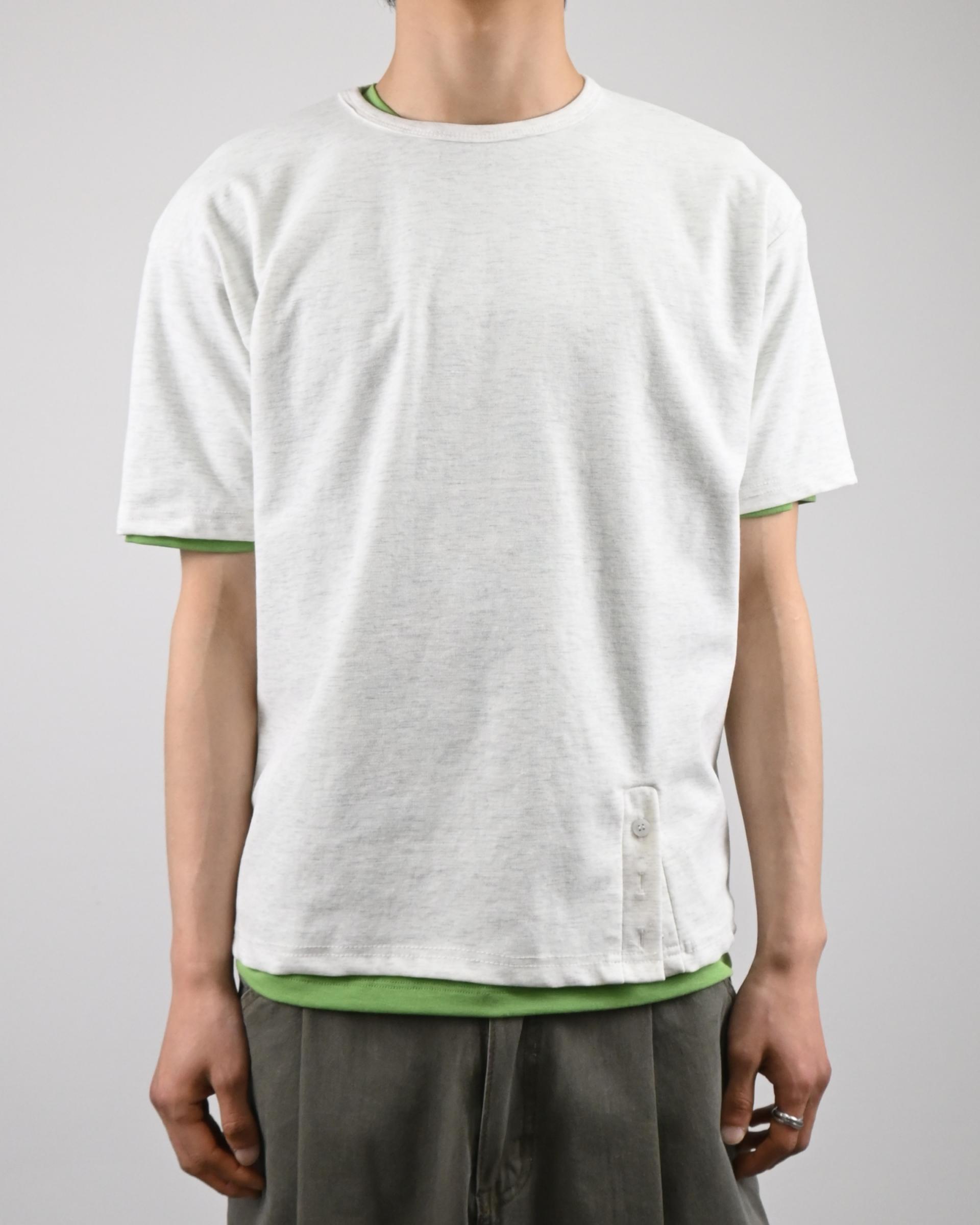 under snap half-t-shirt
