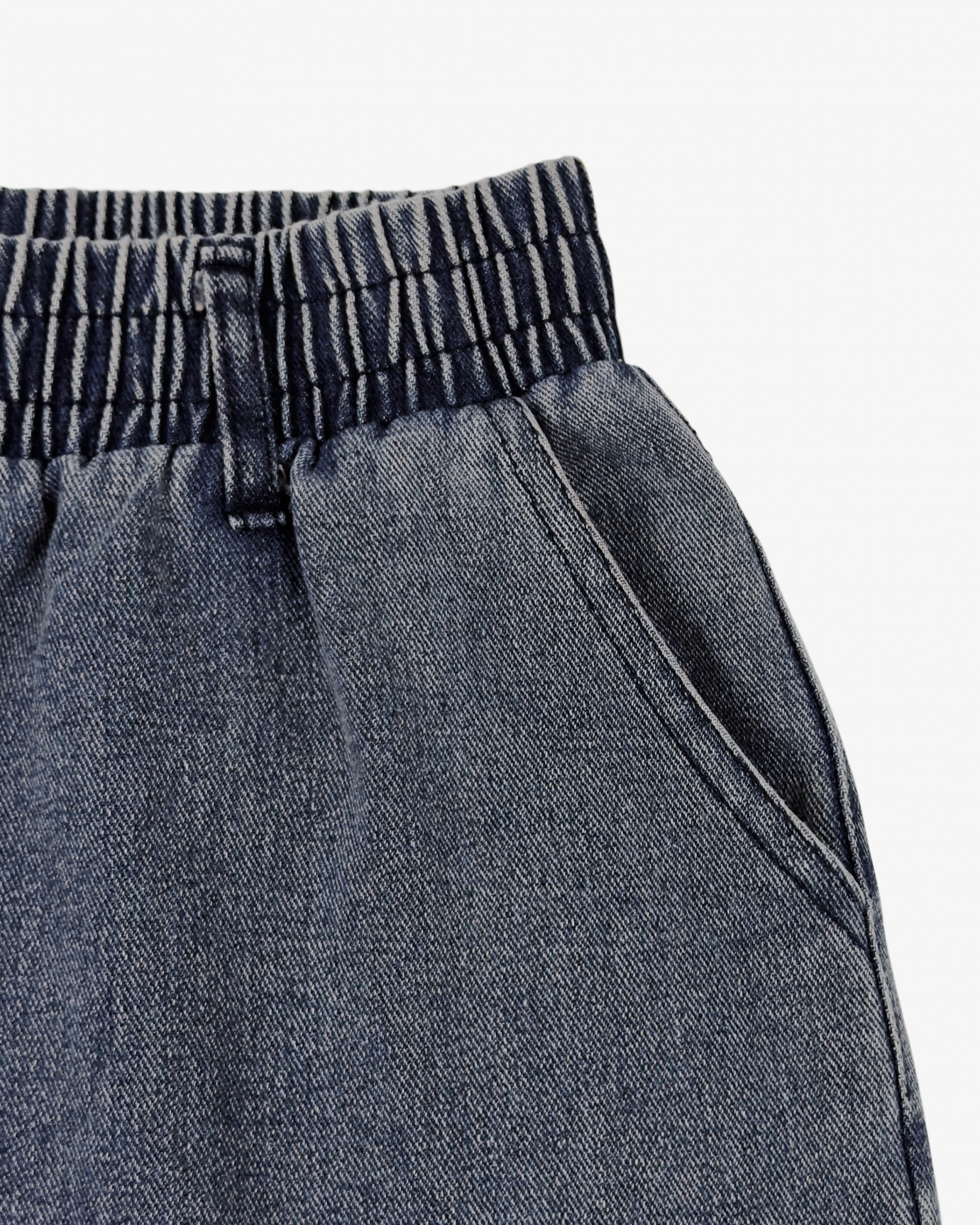 banding vintage carpenter bermuda denim pants