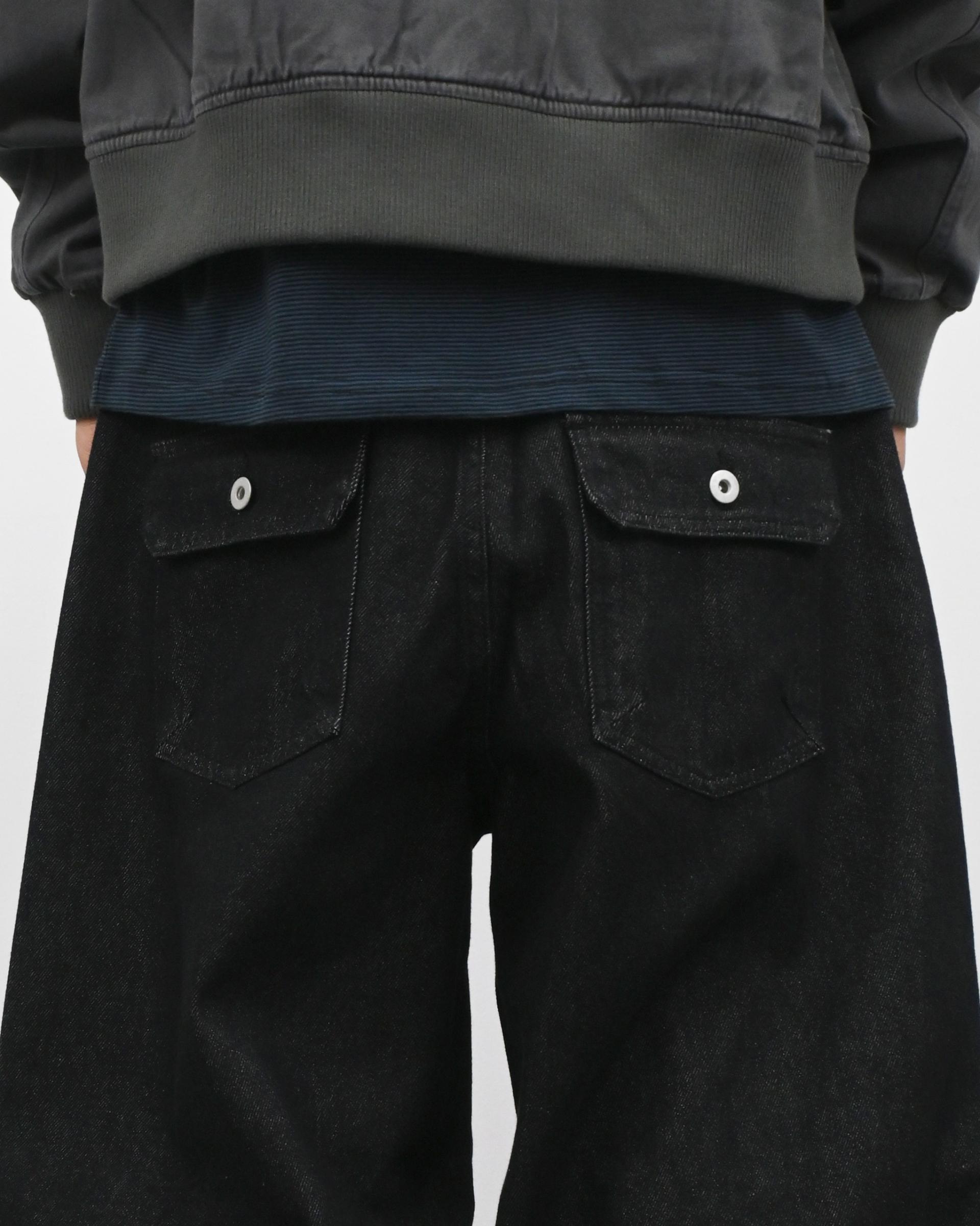 milo velcro balloon denim pants
