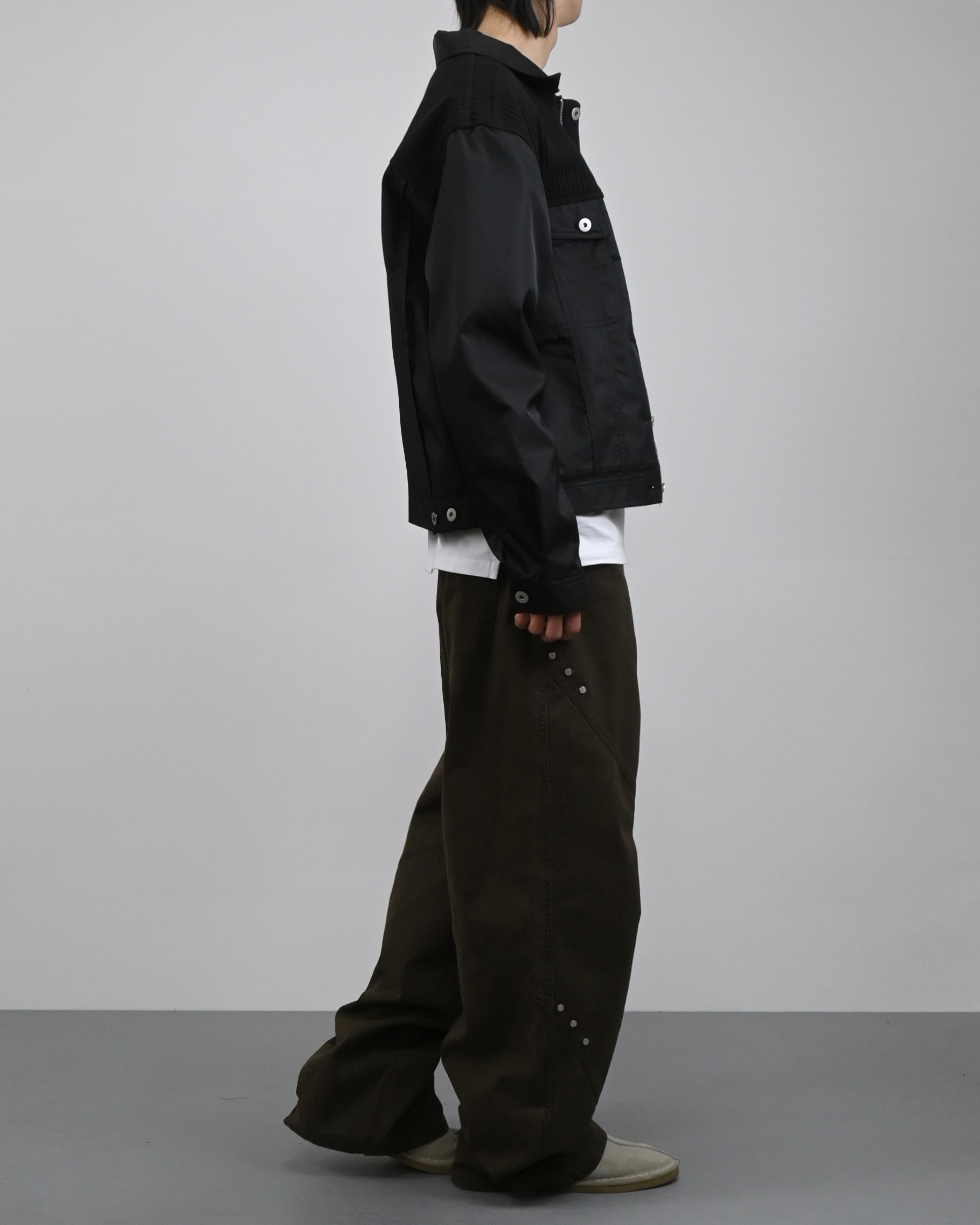 bio cotton rivet pants