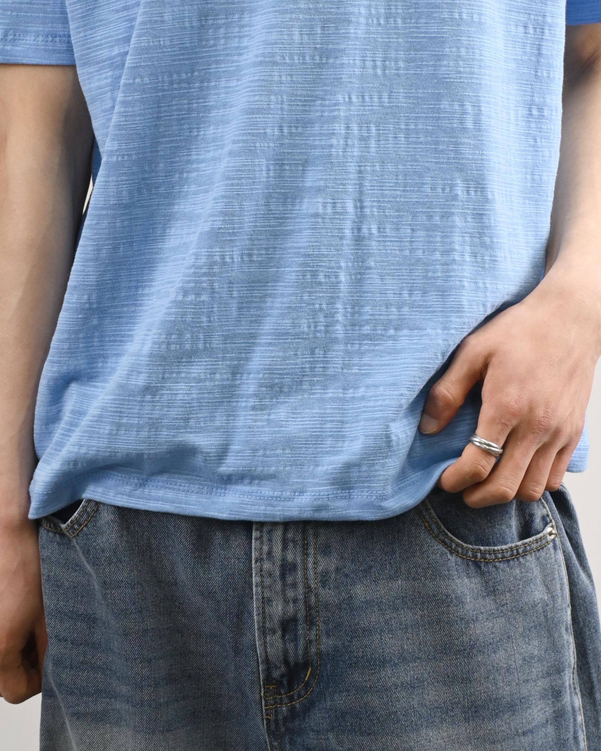 slub vintage half t-shirt