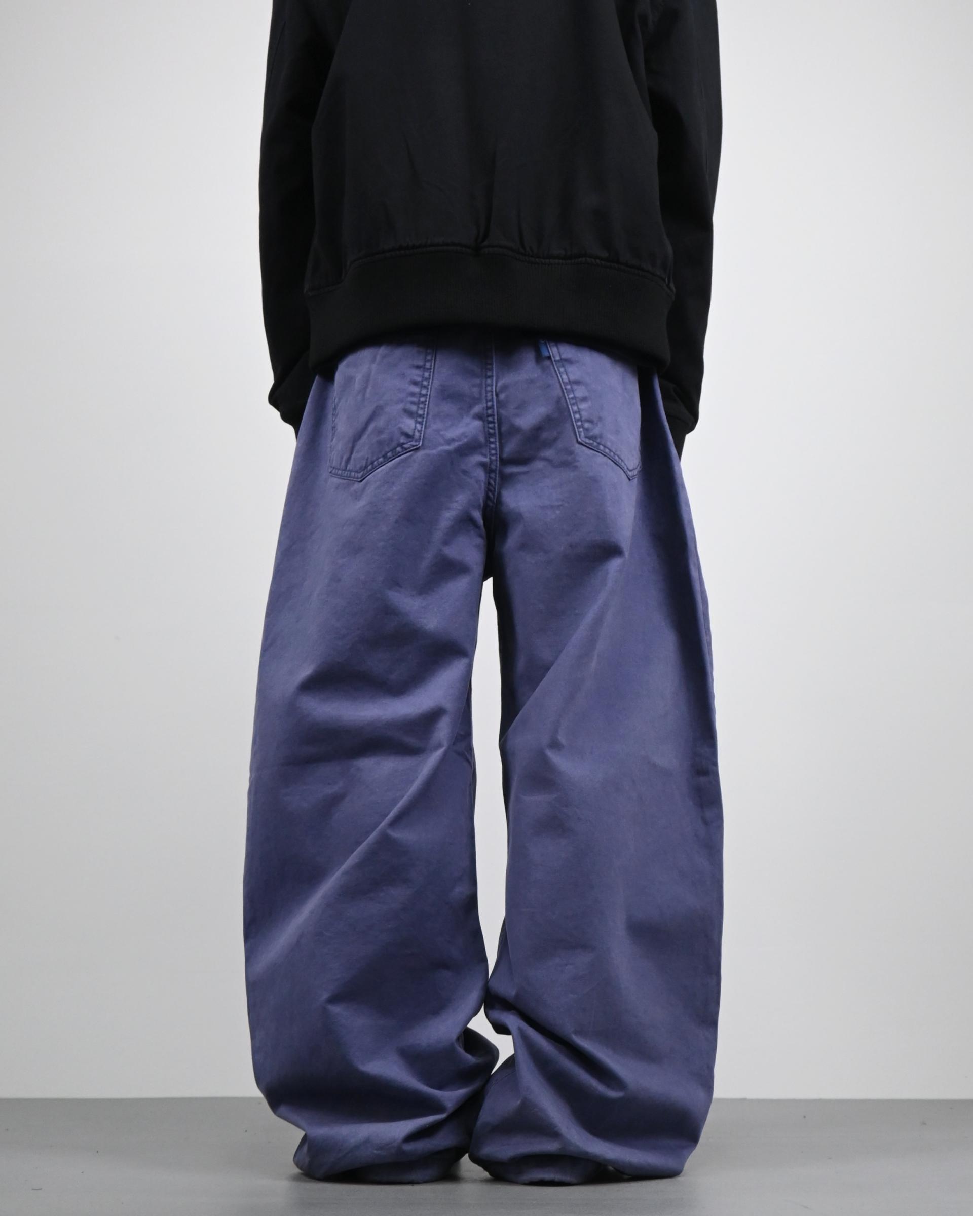 pigment solid balloon cotton pants