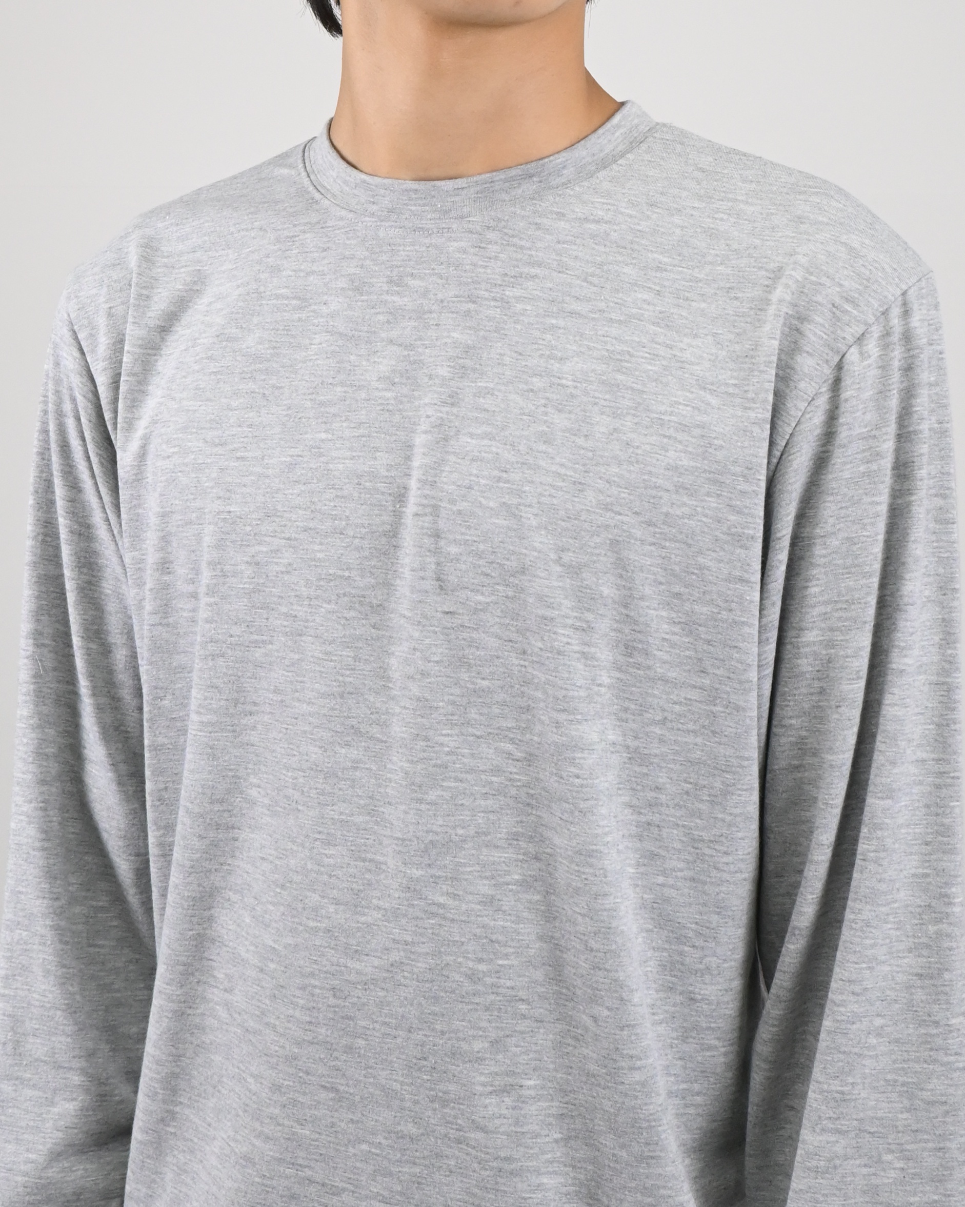 slub henley neck long sleeve 복제