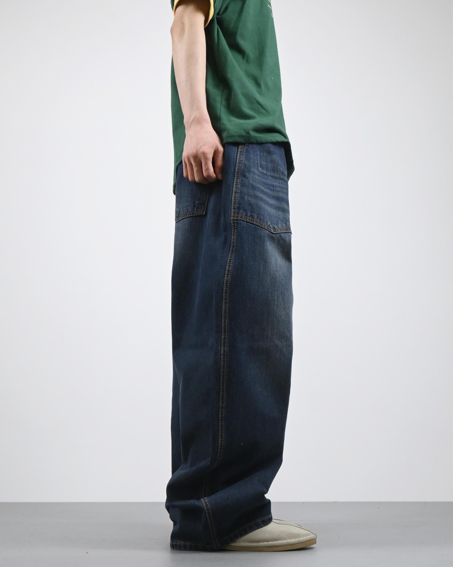 jane puttig pocket denim pants