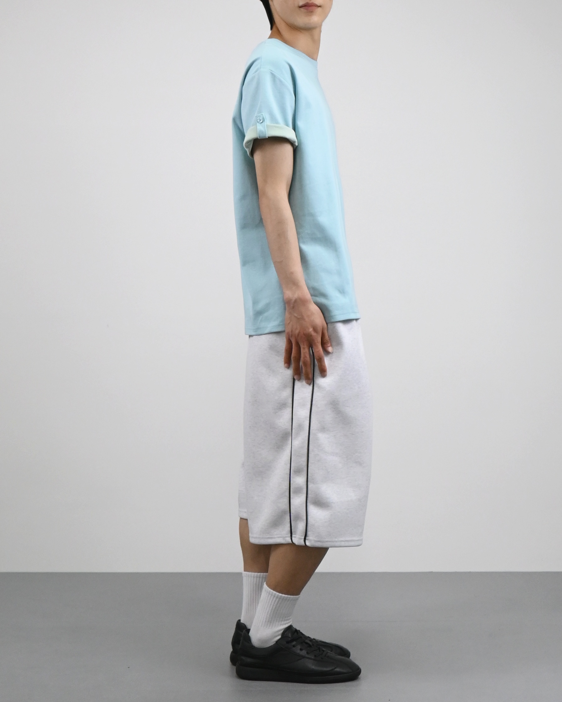 coloring roll-up half t-shirt