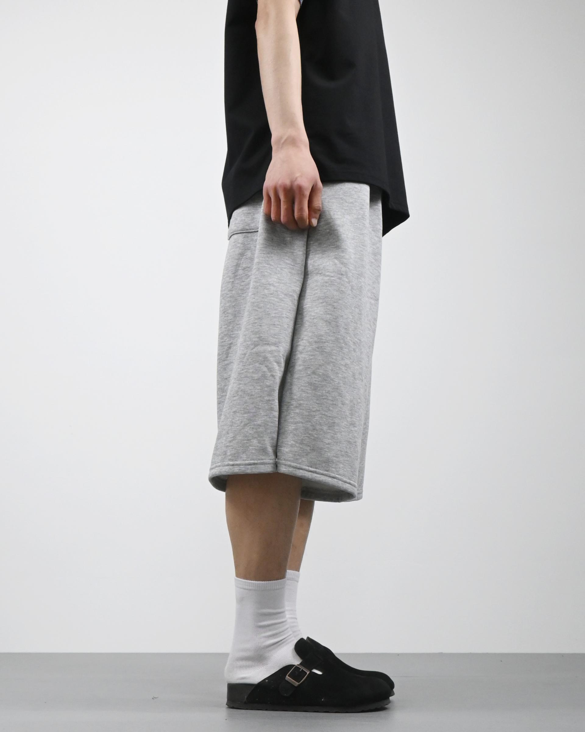 snap bermuda sweatpants