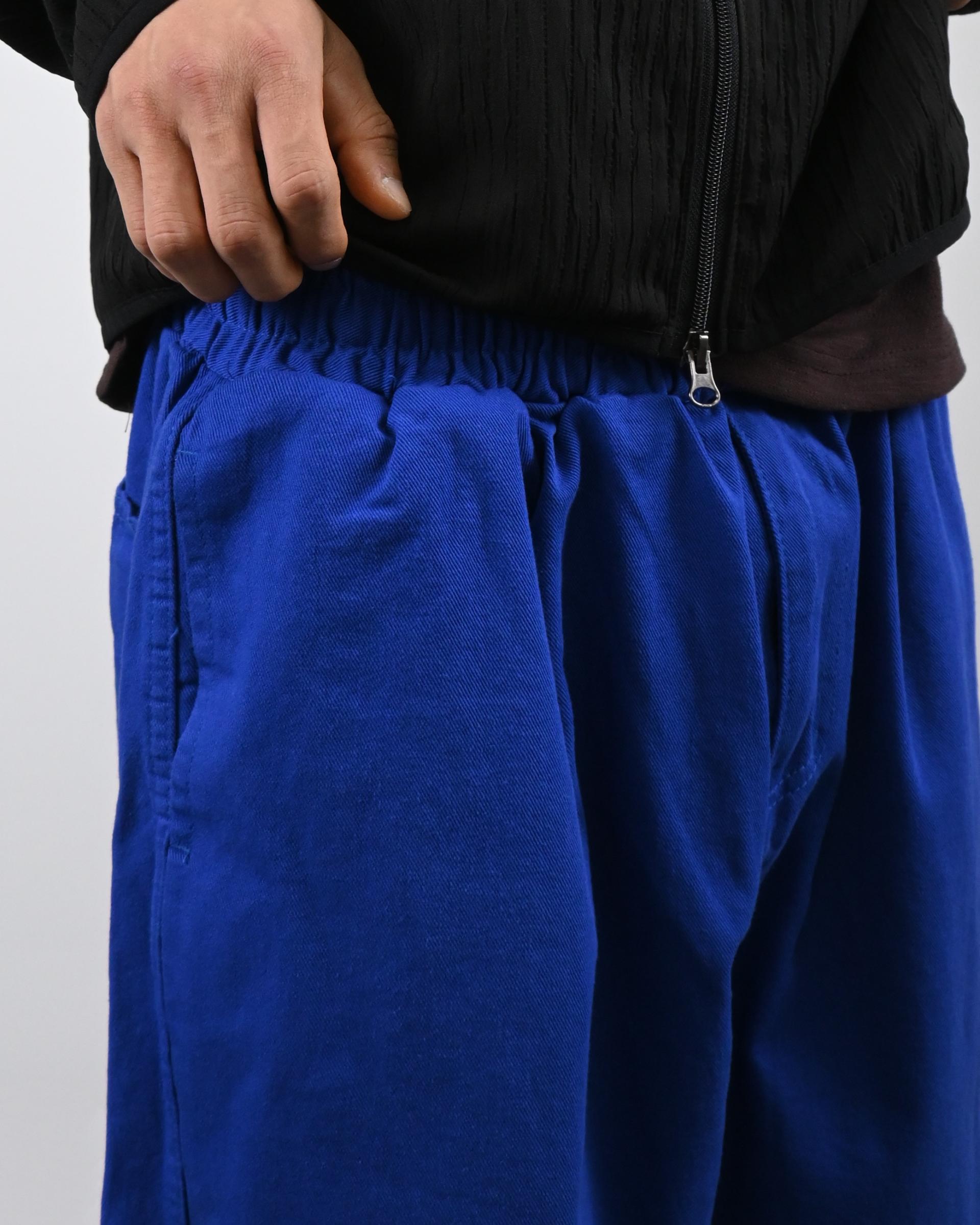 one tuck banding cotton pants