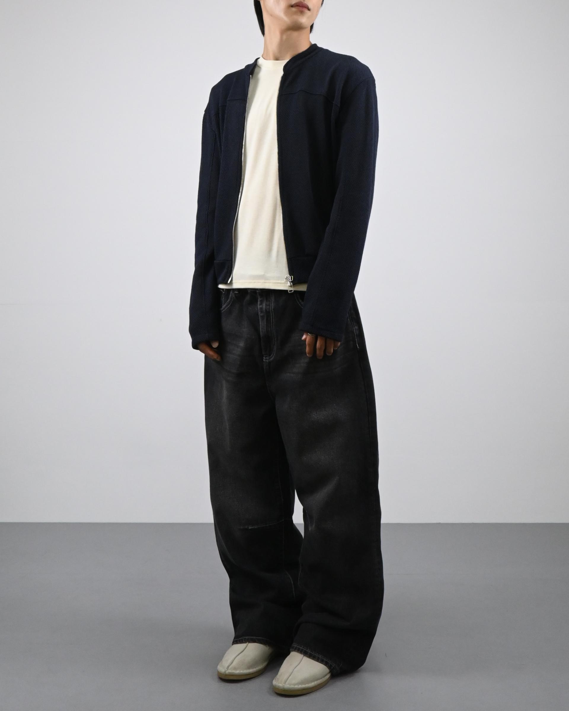 knit rider jacket