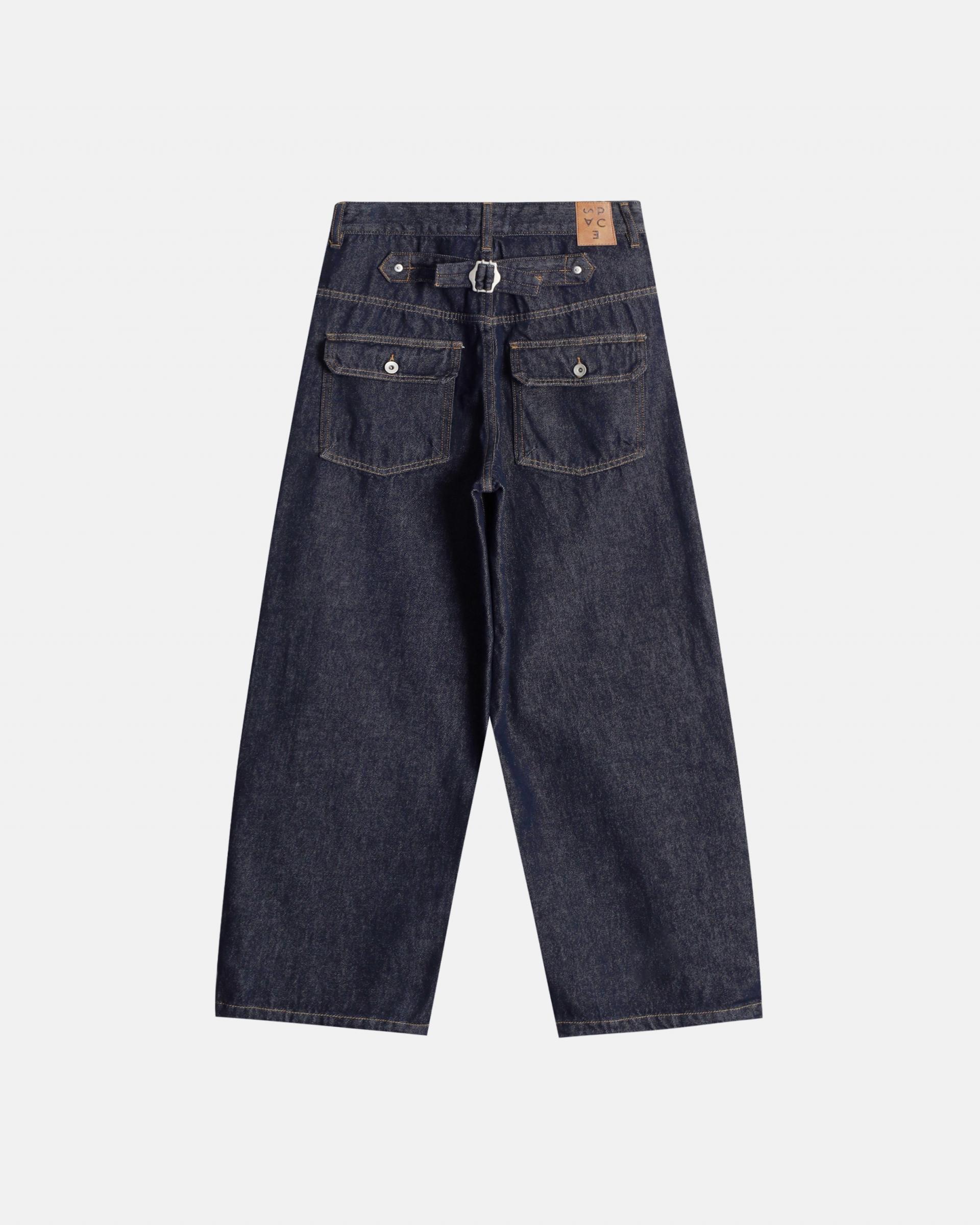 milo velcro balloon denim pants