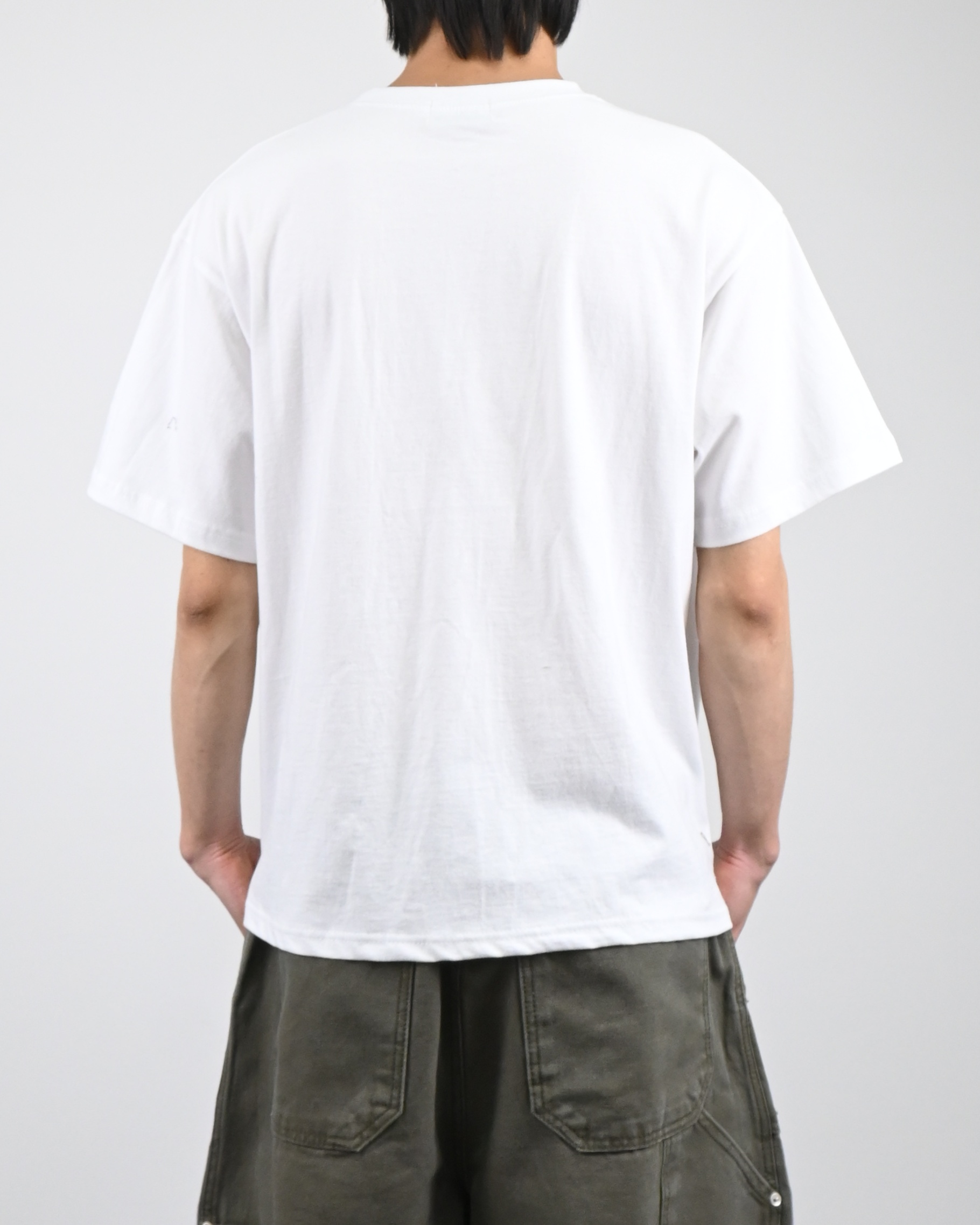 inspired lettering half-t-Shirt