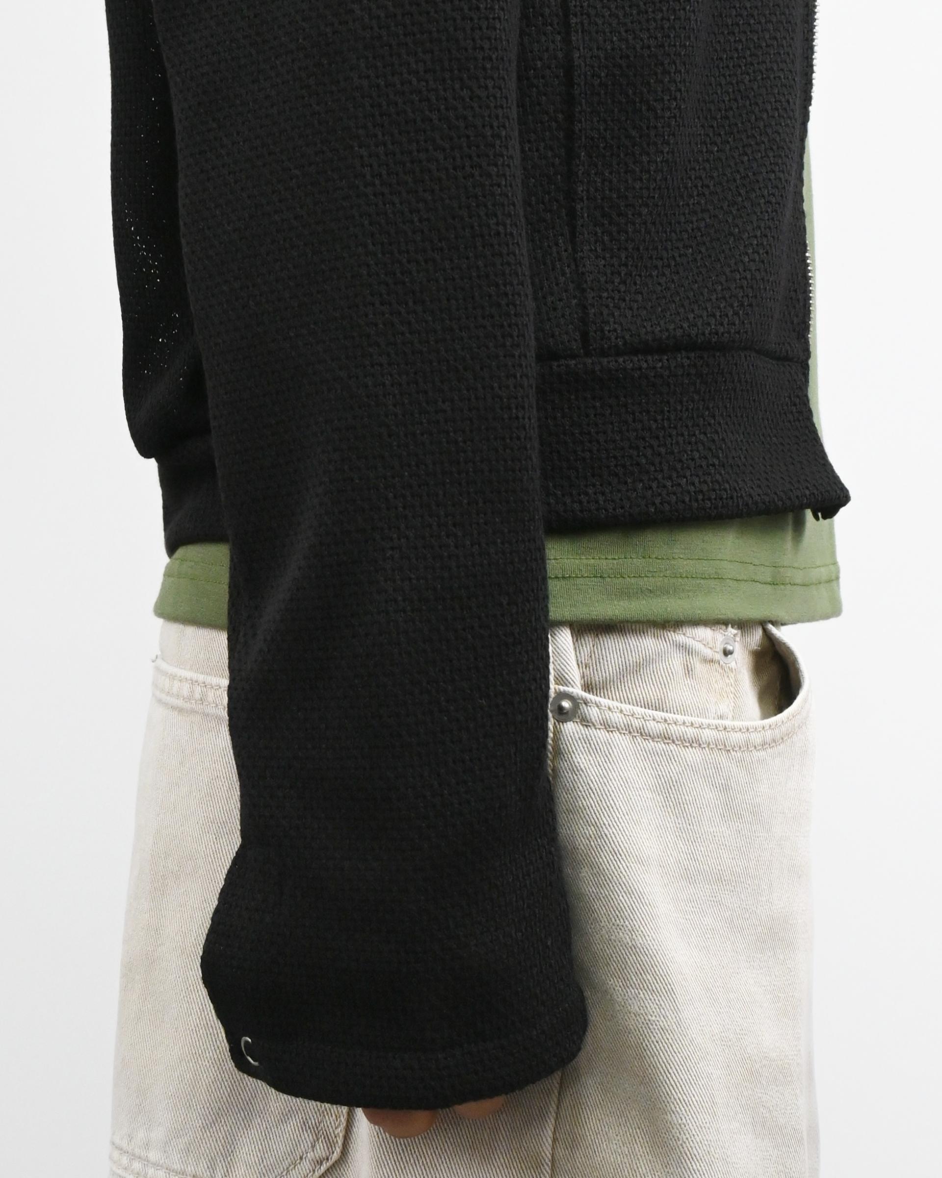 knit rider jacket
