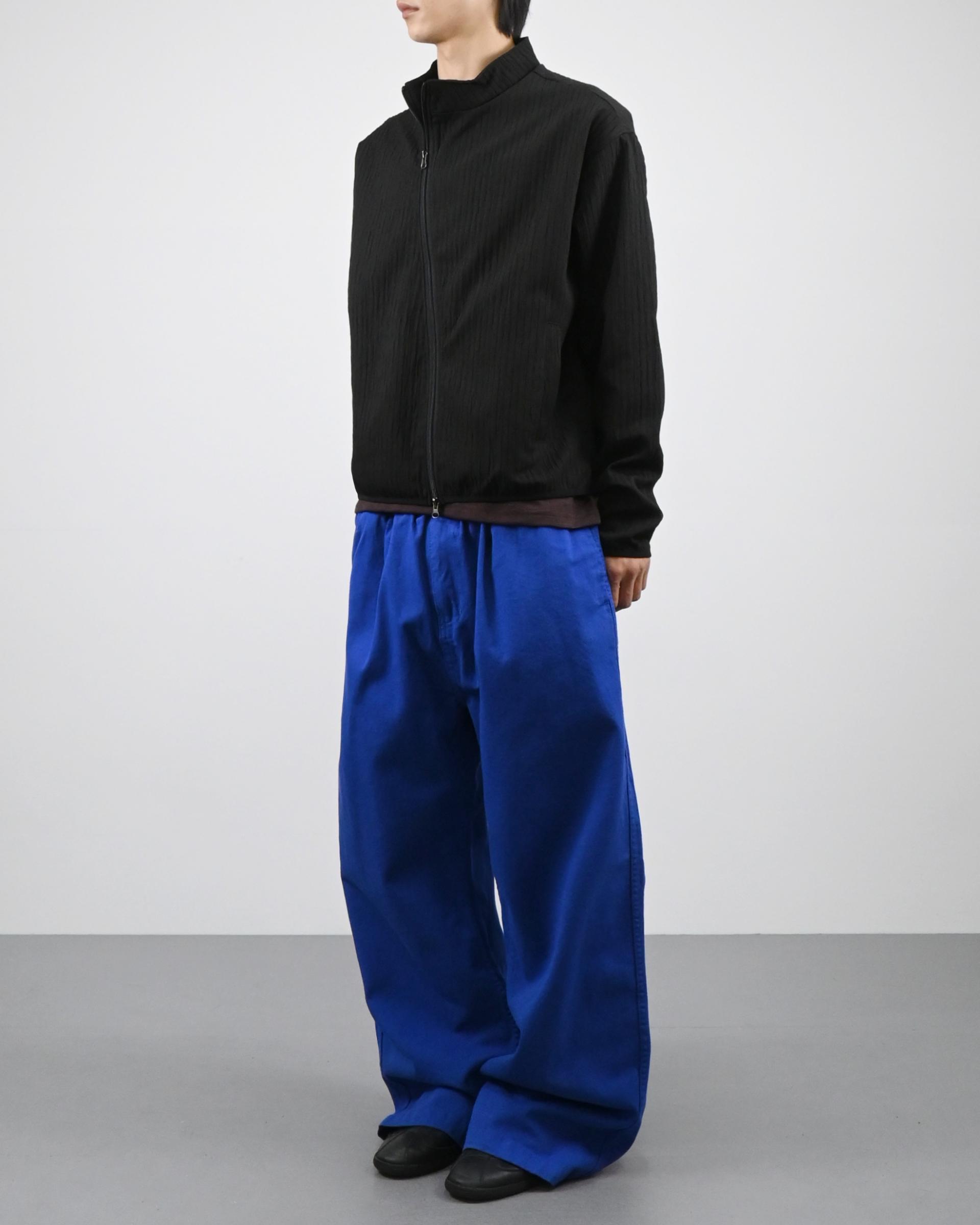 compose pleats diagonal zip-up