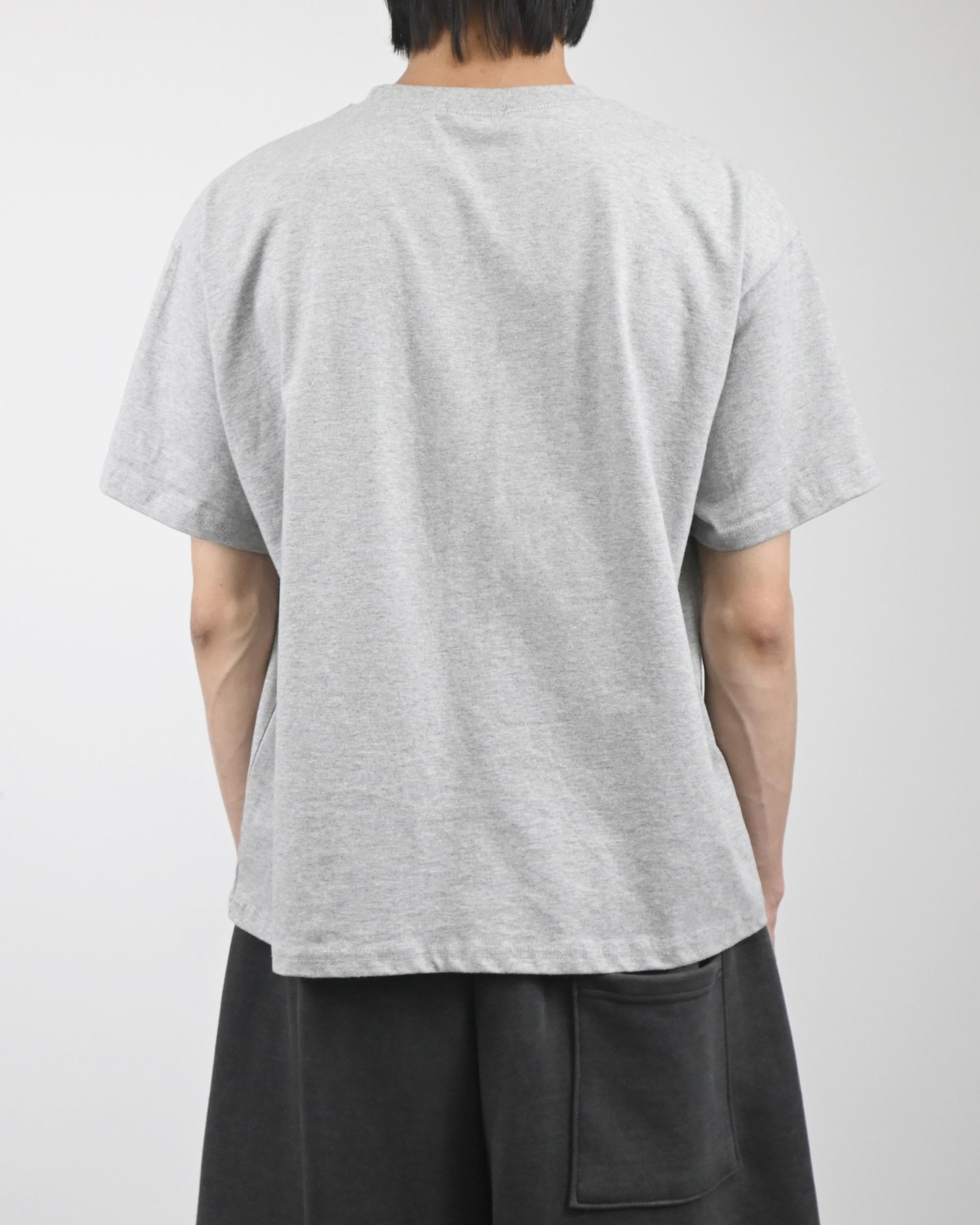 luge lettering half t-shirt
