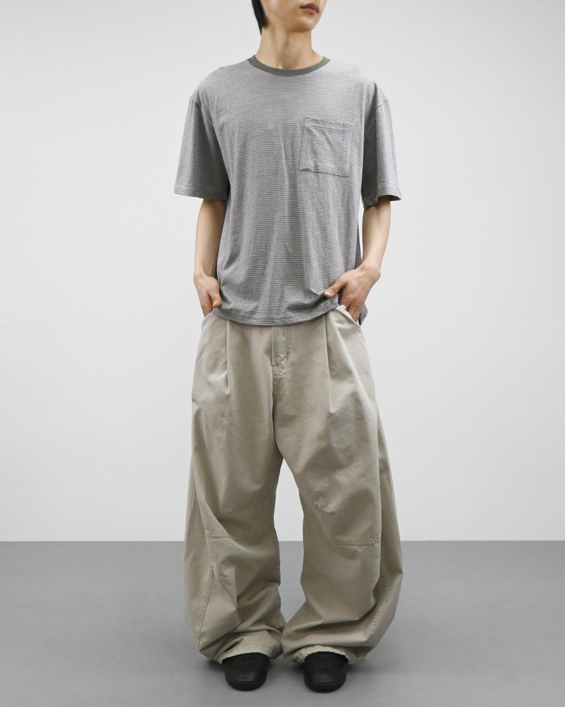 volumetric balloon cotton pants