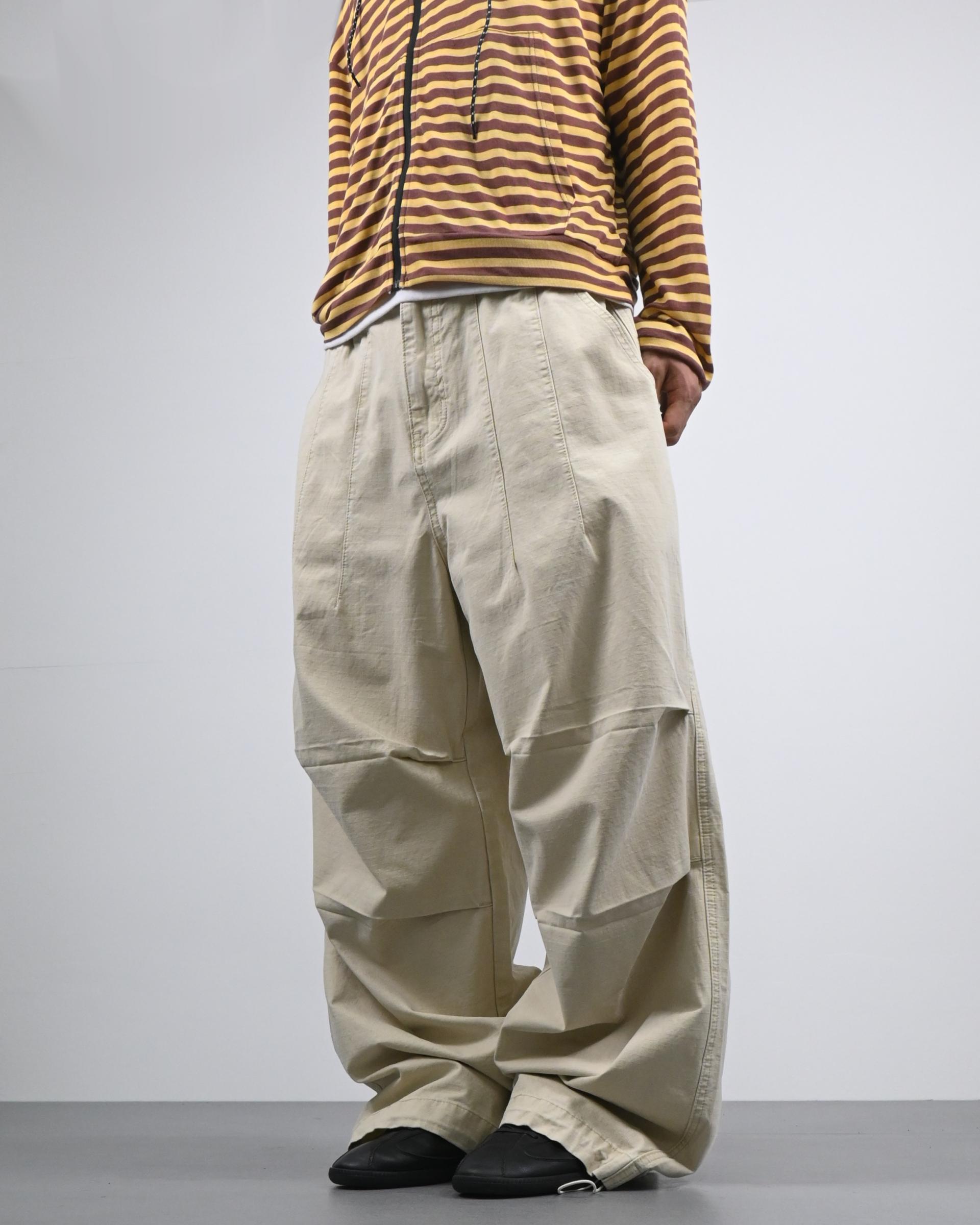lip stop dining parasuit cotton pants