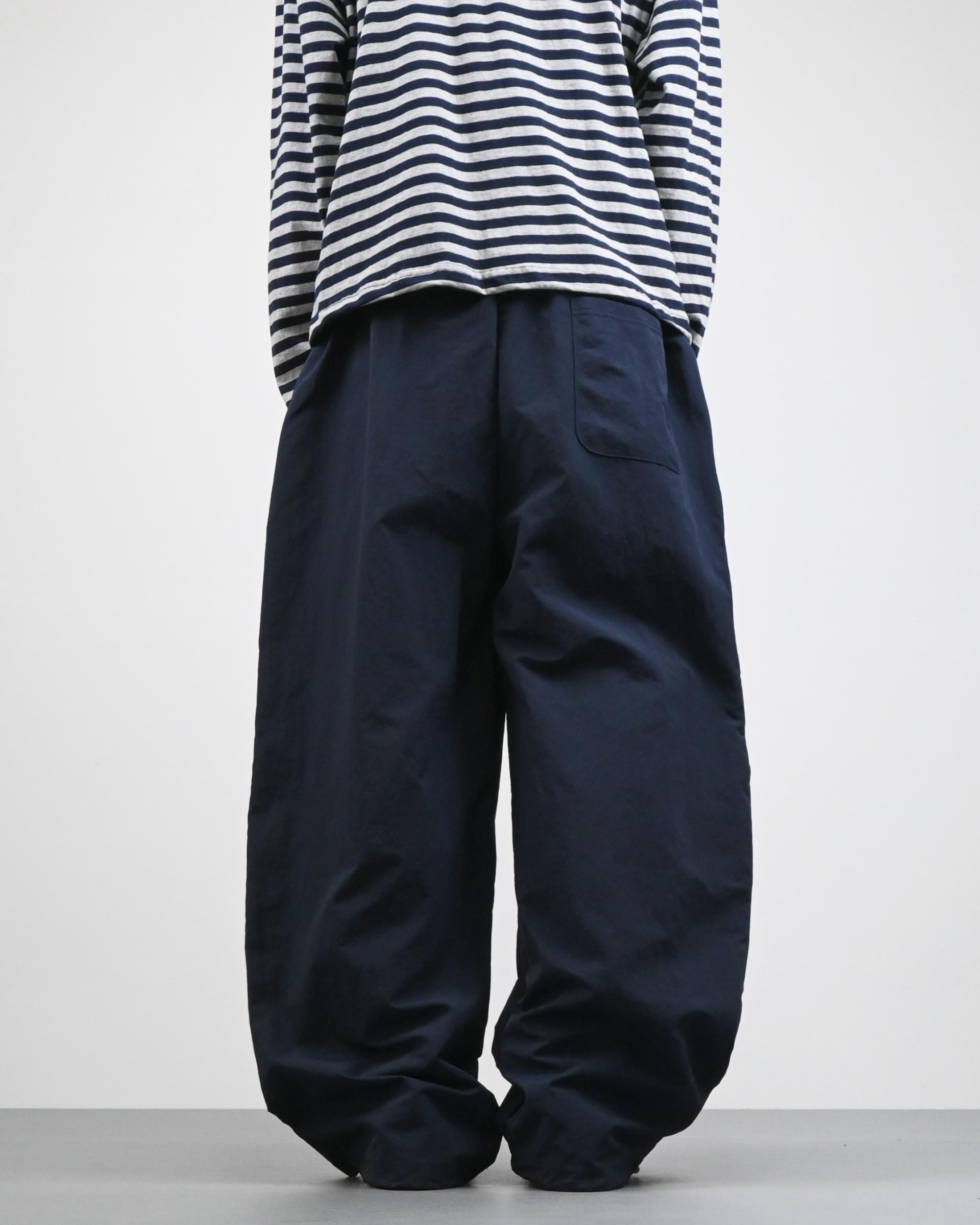 rope curved nylon pants