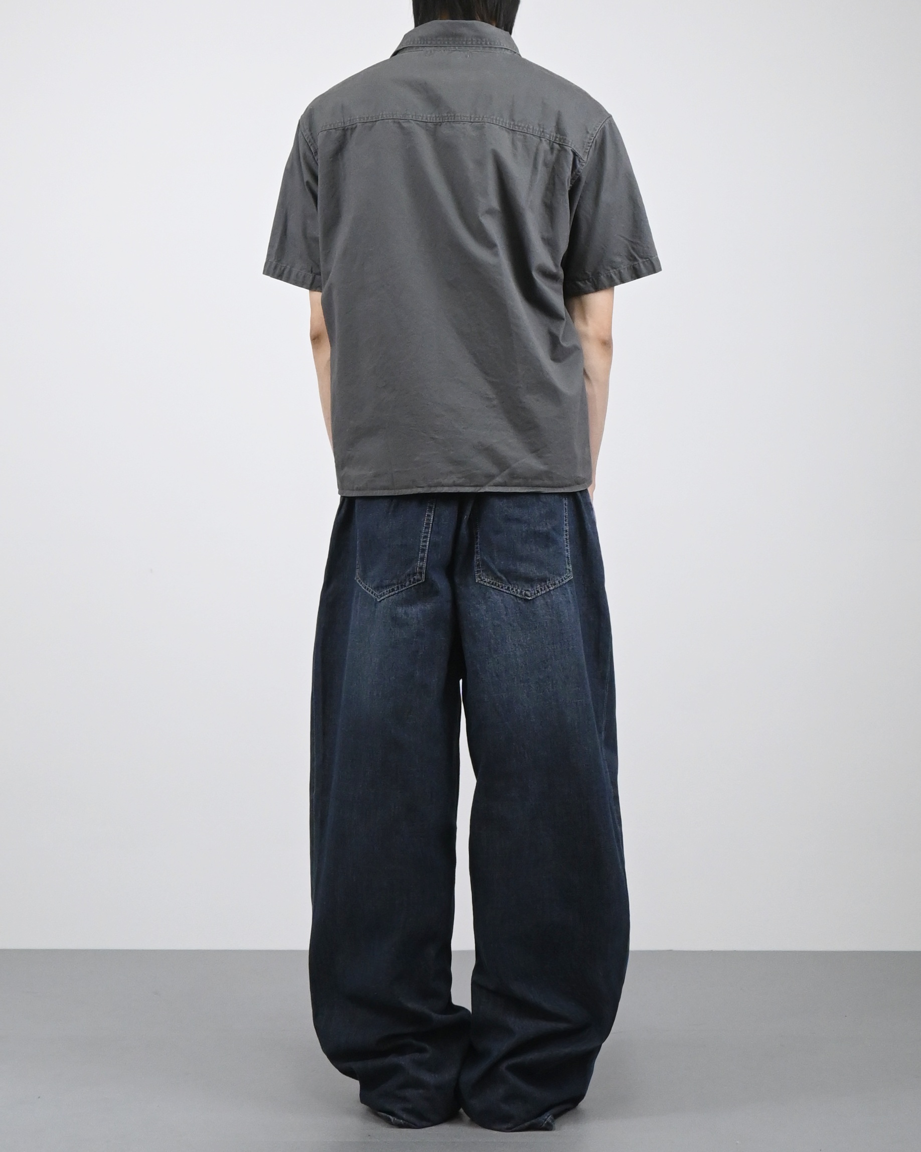 crop ding cotton half shirt