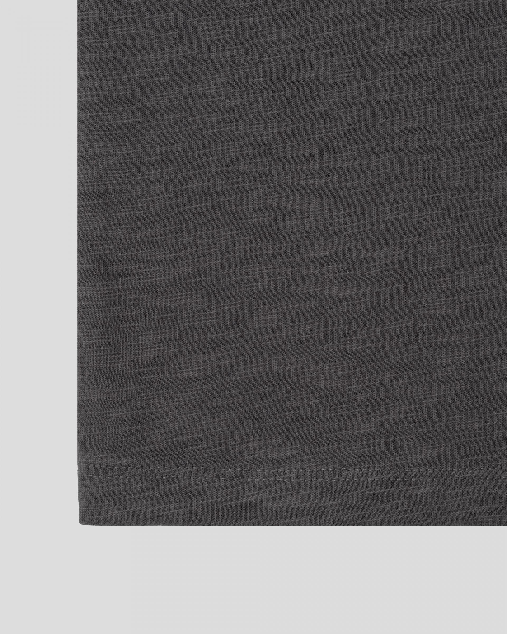slub five burton collar t-shirt