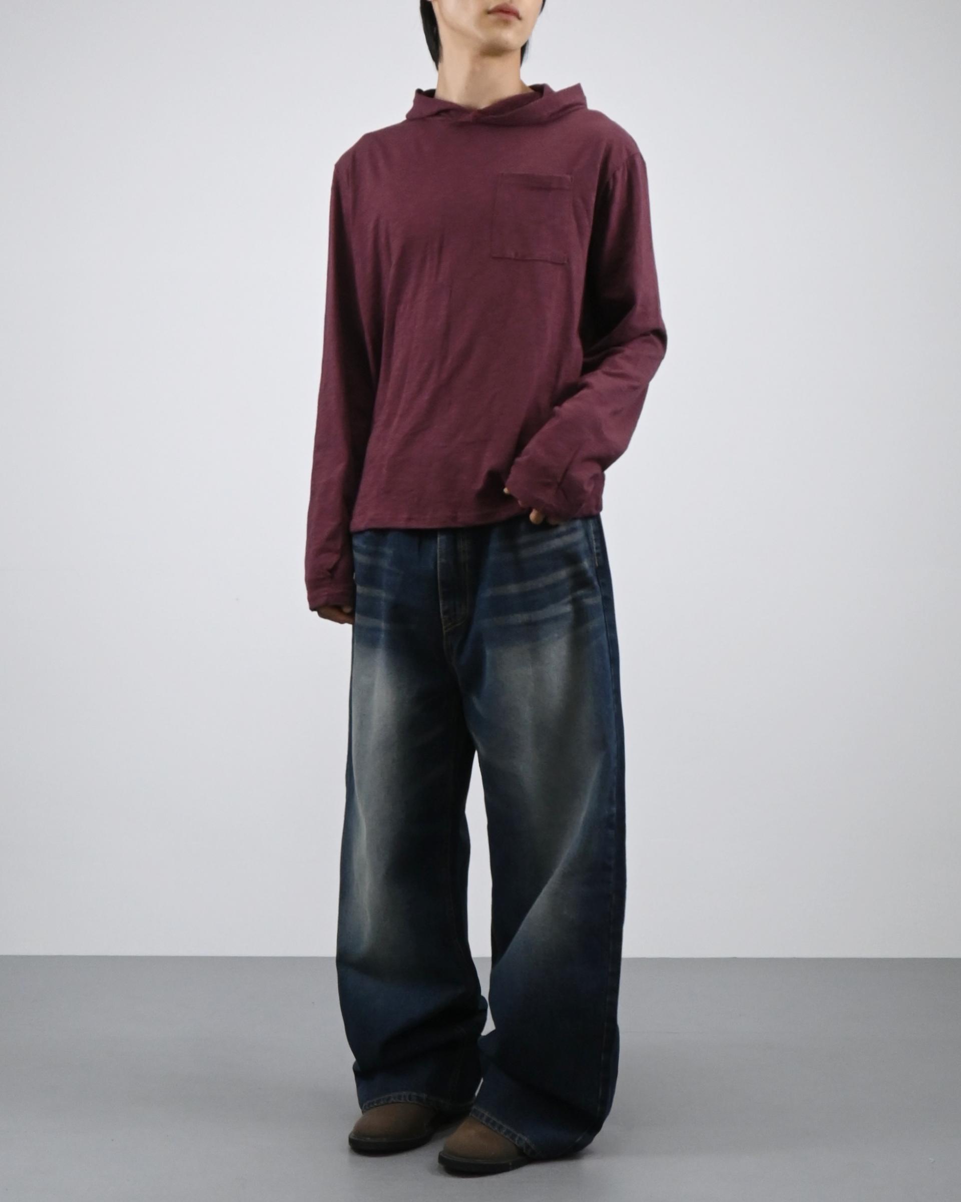 slub pocket warmer hoodie
