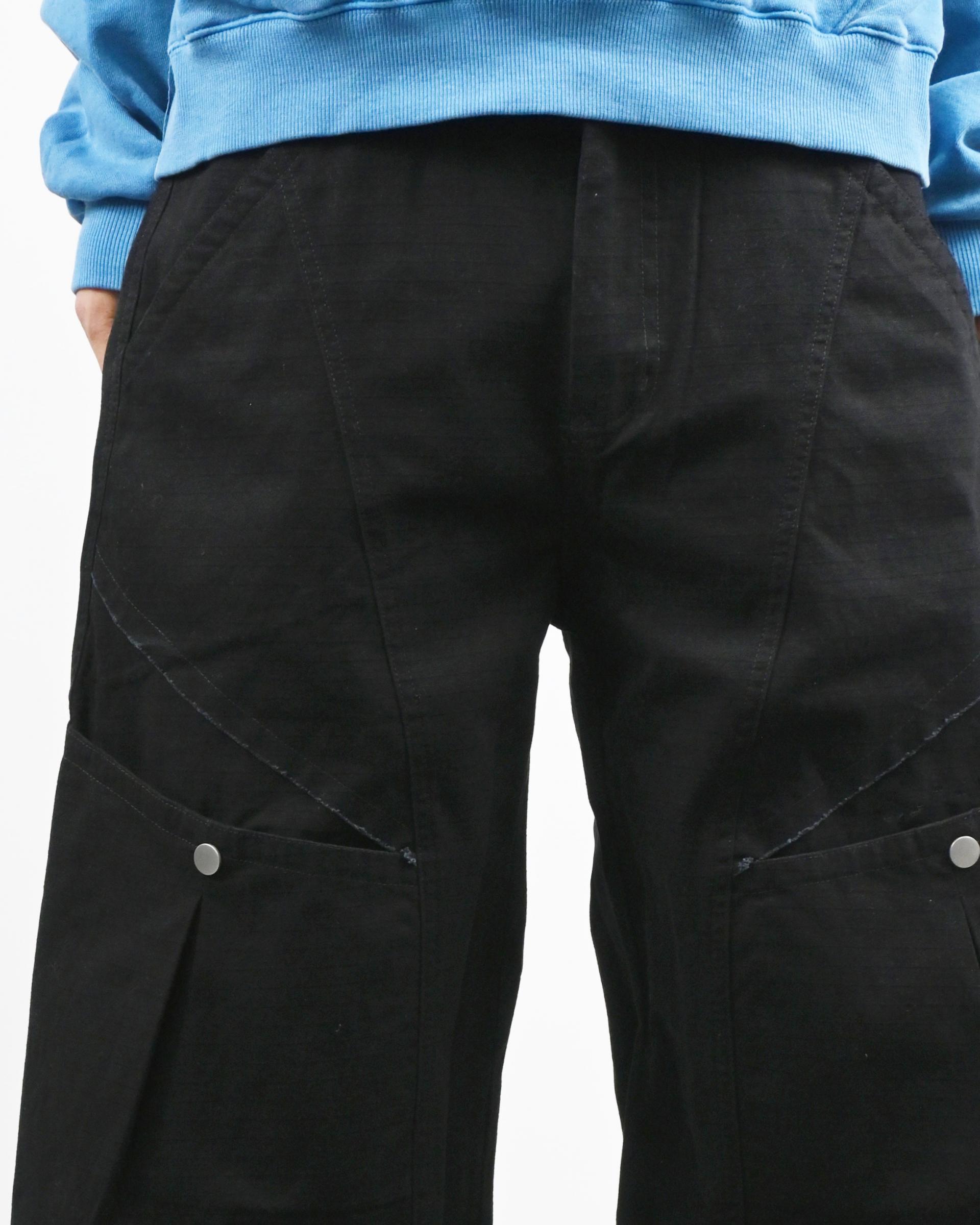 razor washed black denim pants 복제