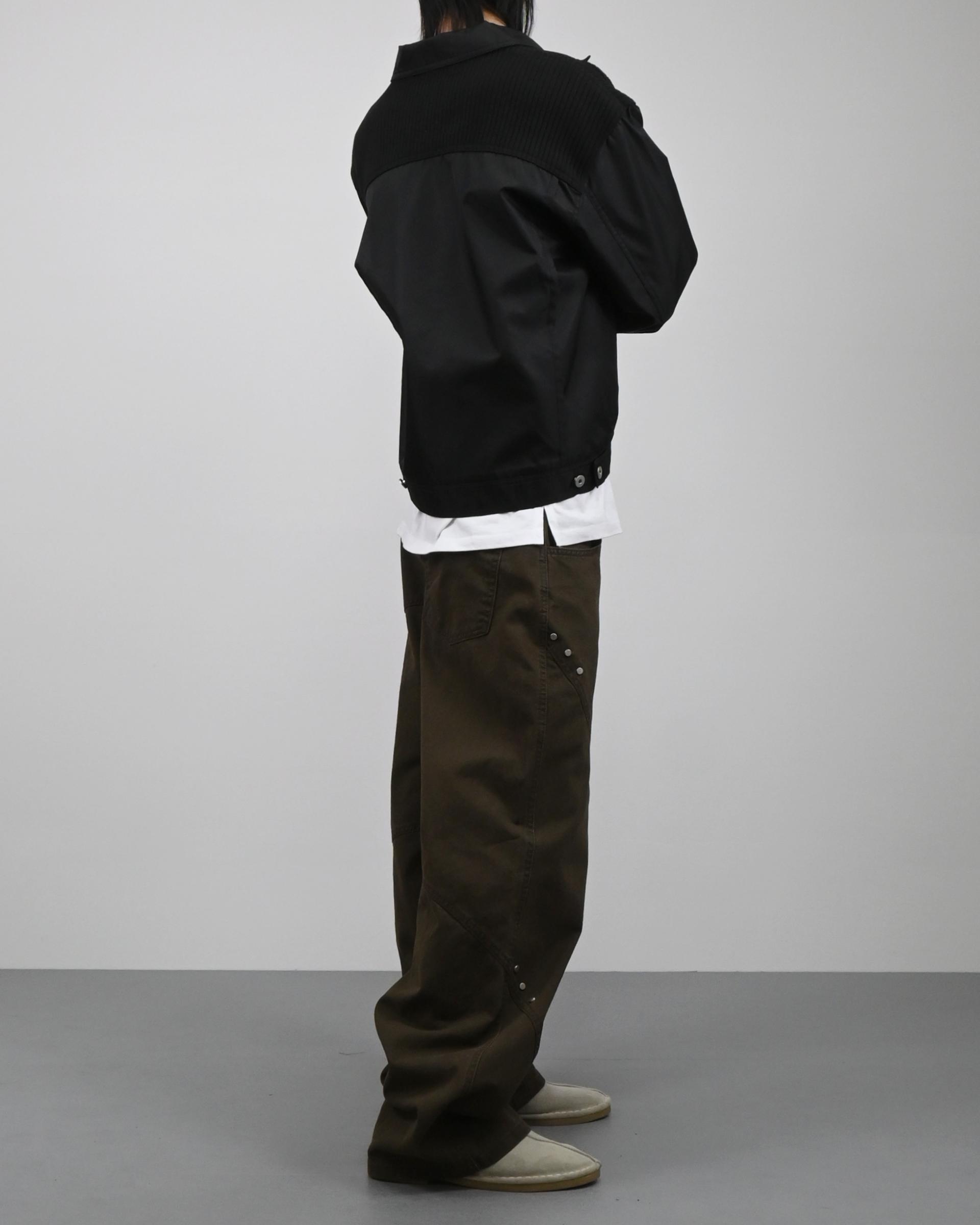 bio cotton rivet pants
