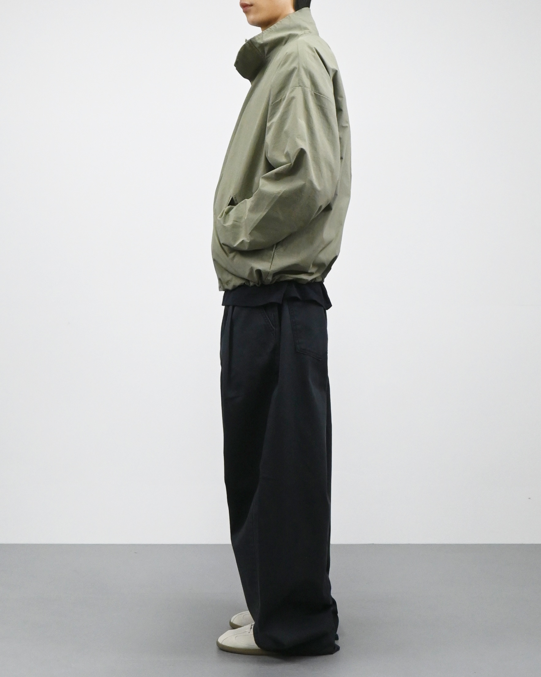 high neck windbreaker