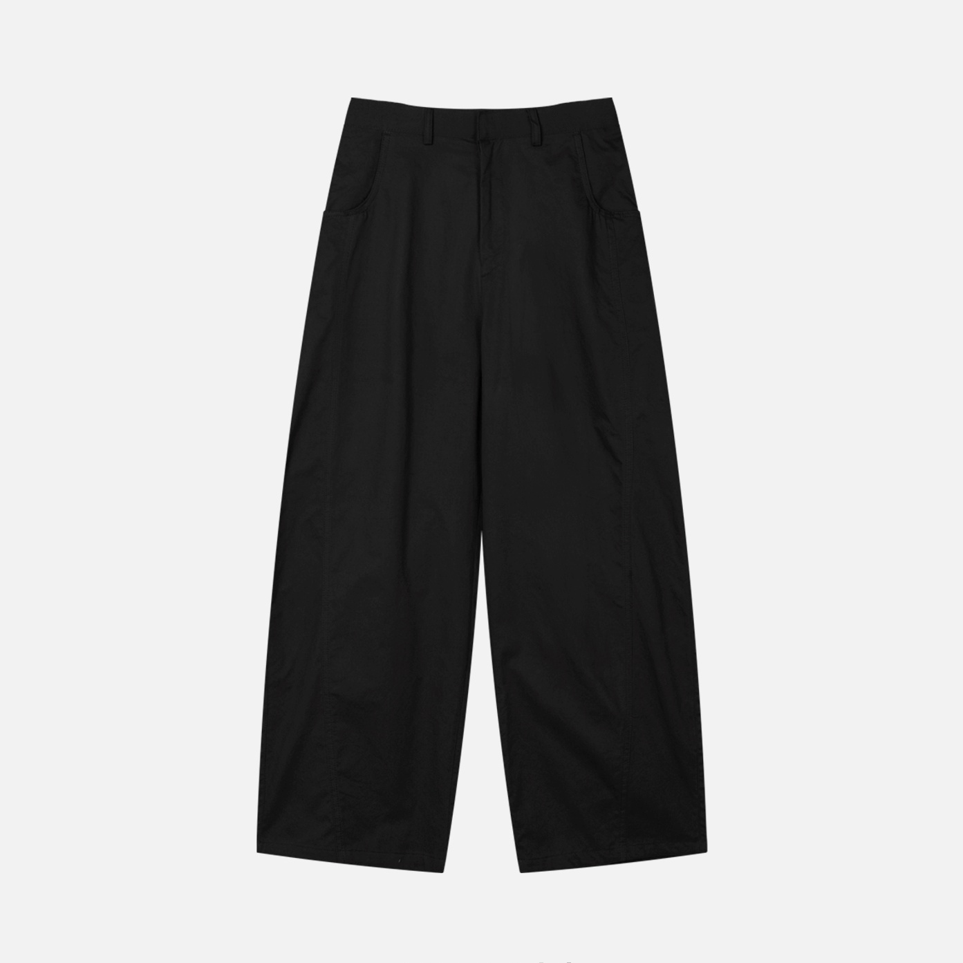 dear curved cotton pants