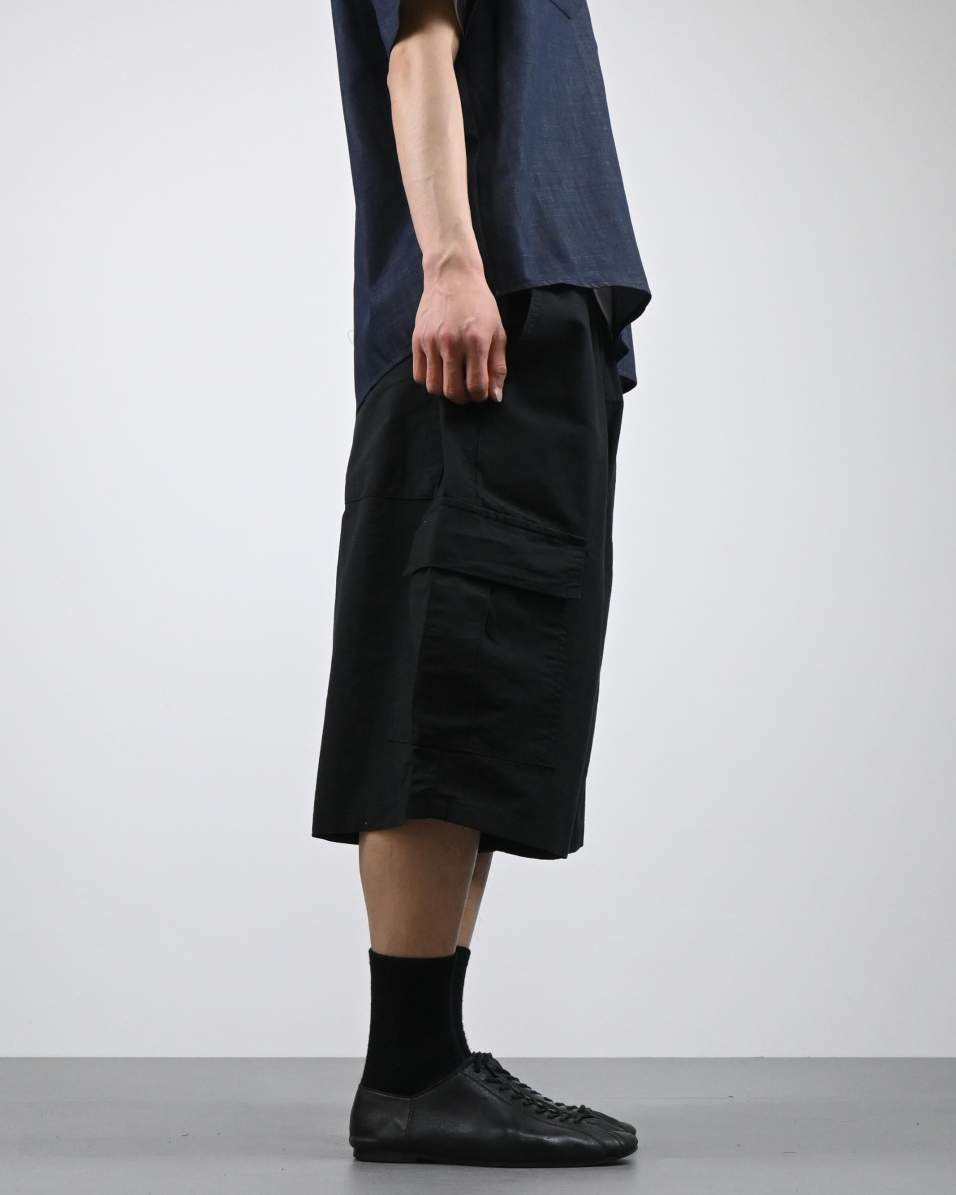 stopper linen bermuda cargo pants