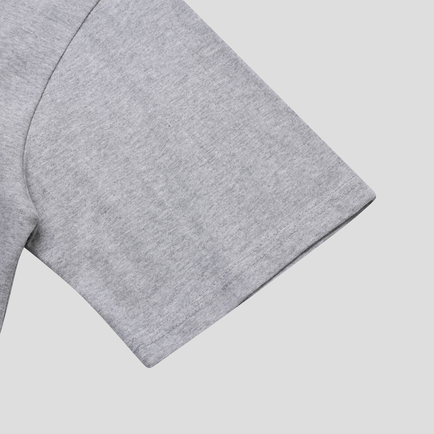 u-neck slit half t-shirt