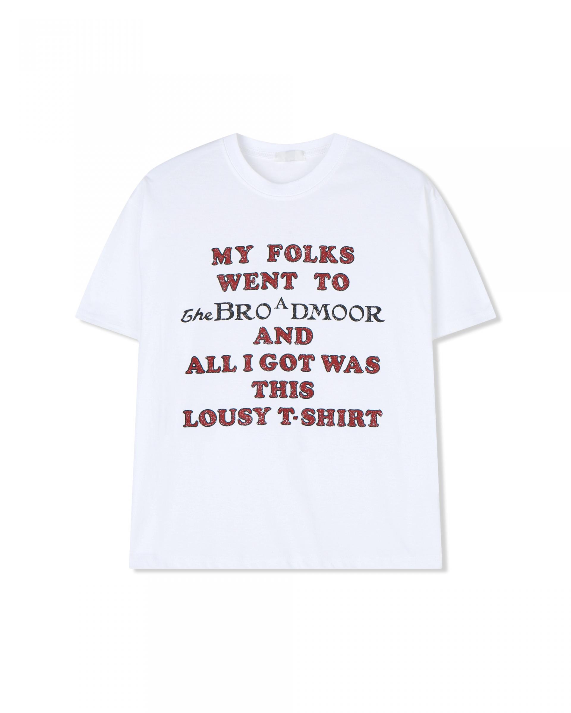 luge lettering half t-shirt