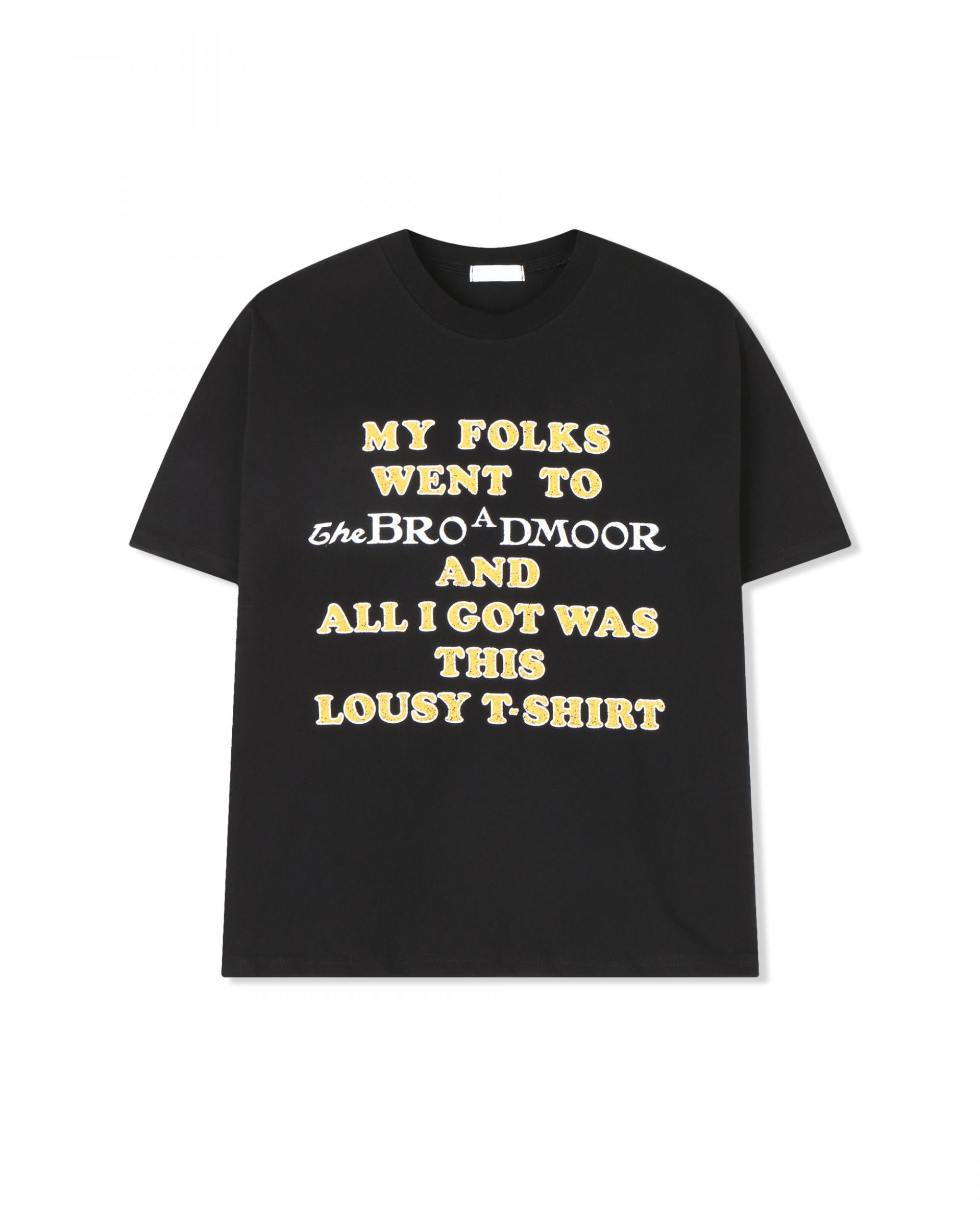 luge lettering half t-shirt