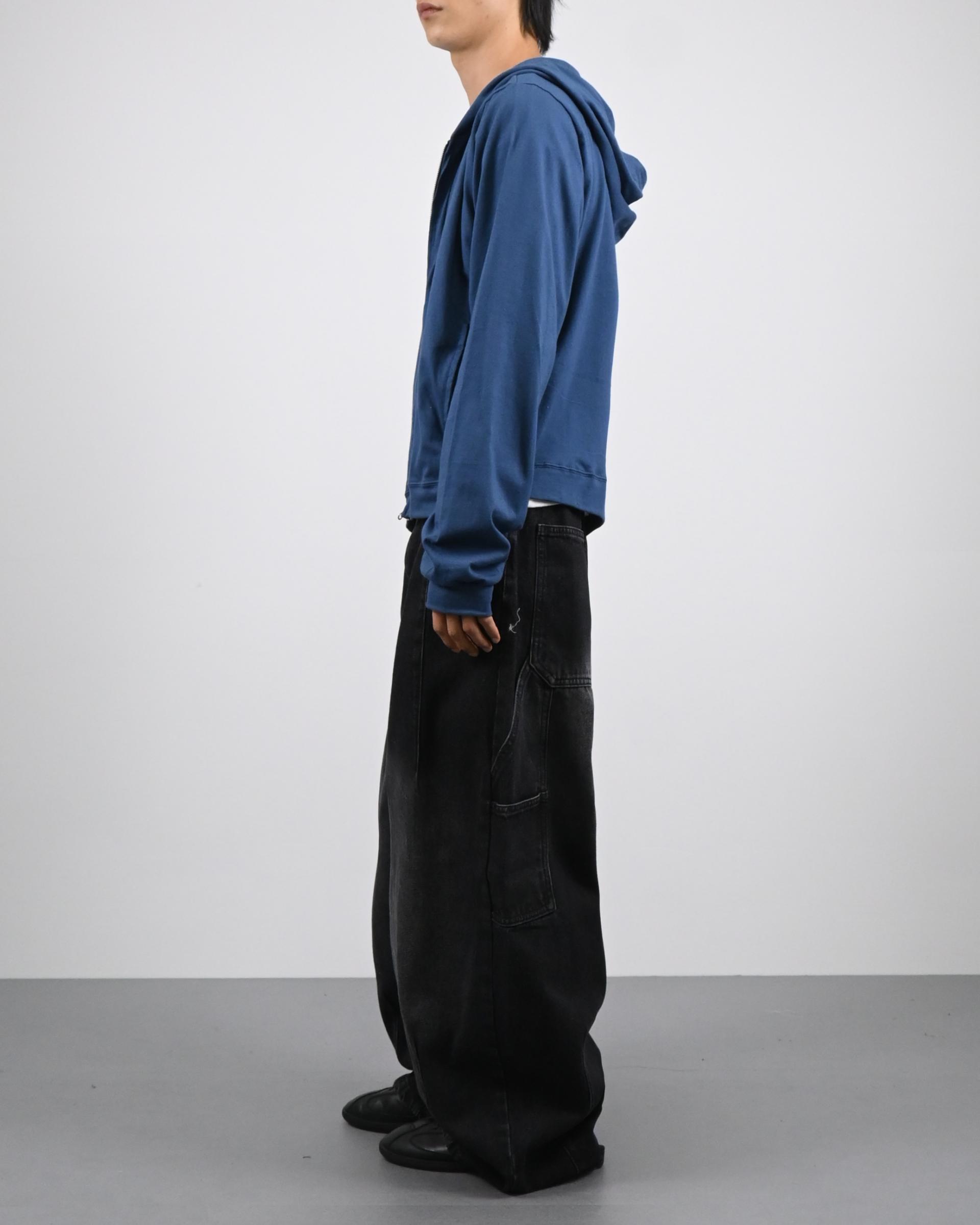 rudy crop hoodie zip-up
