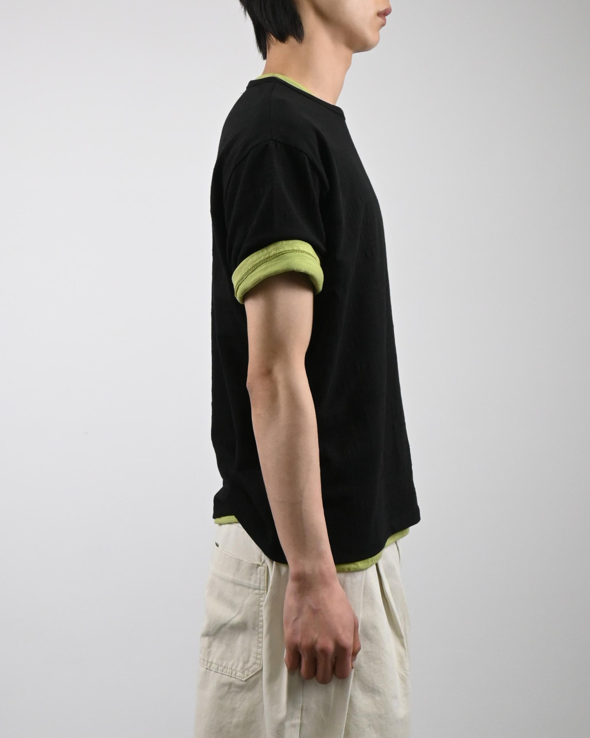 slub vintage half t-shirt