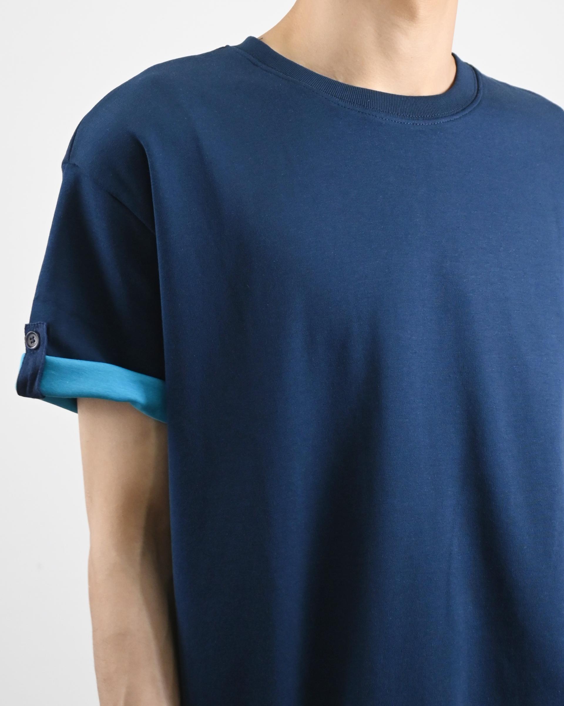 coloring roll-up half t-shirt