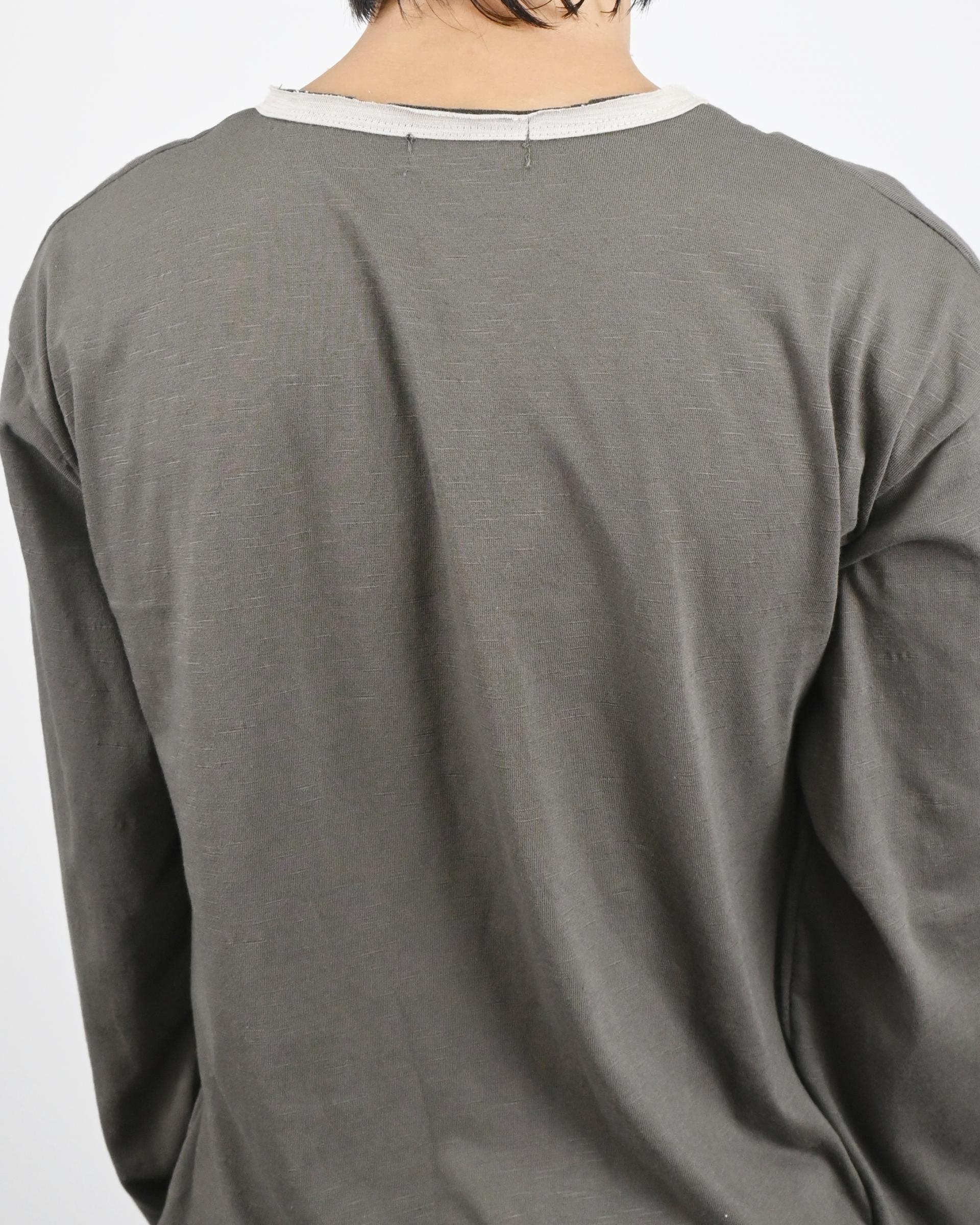 damage slub ringer t-shirt