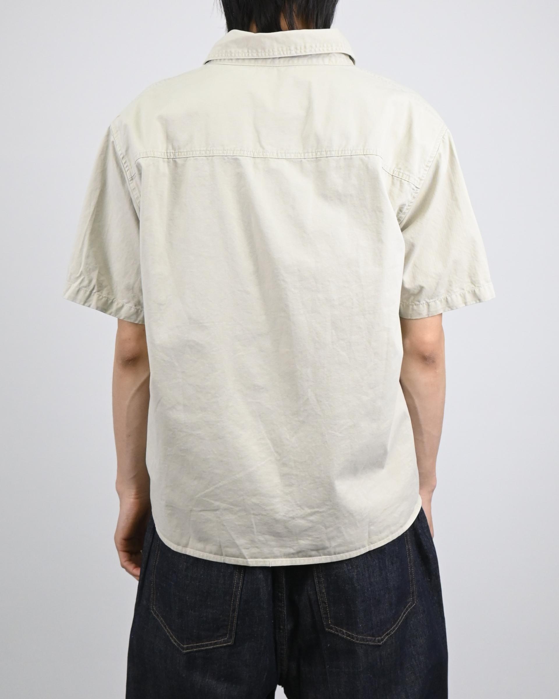 crop ding cotton half shirt